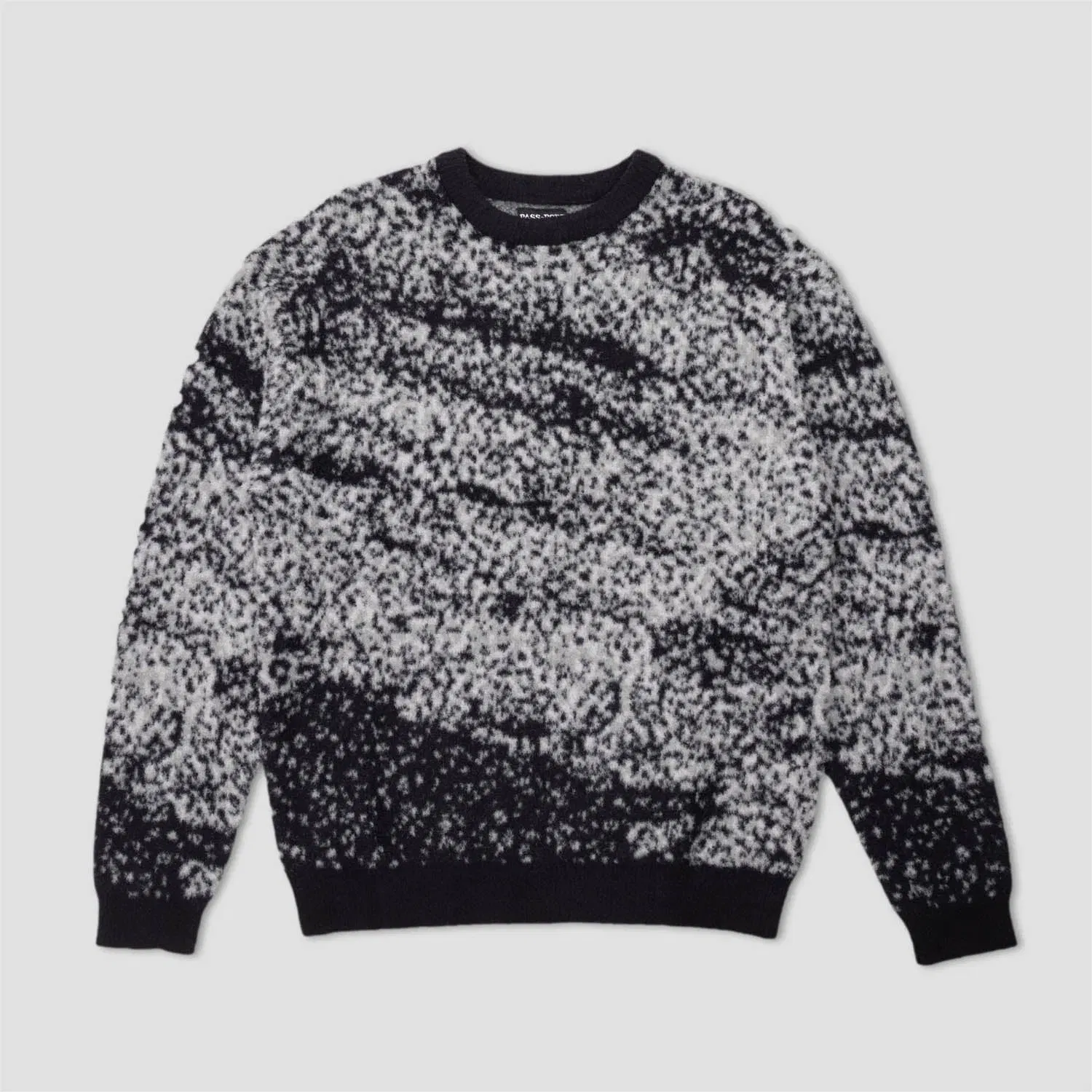 PassPort Cave~in Mohair Sweater Black / Grey