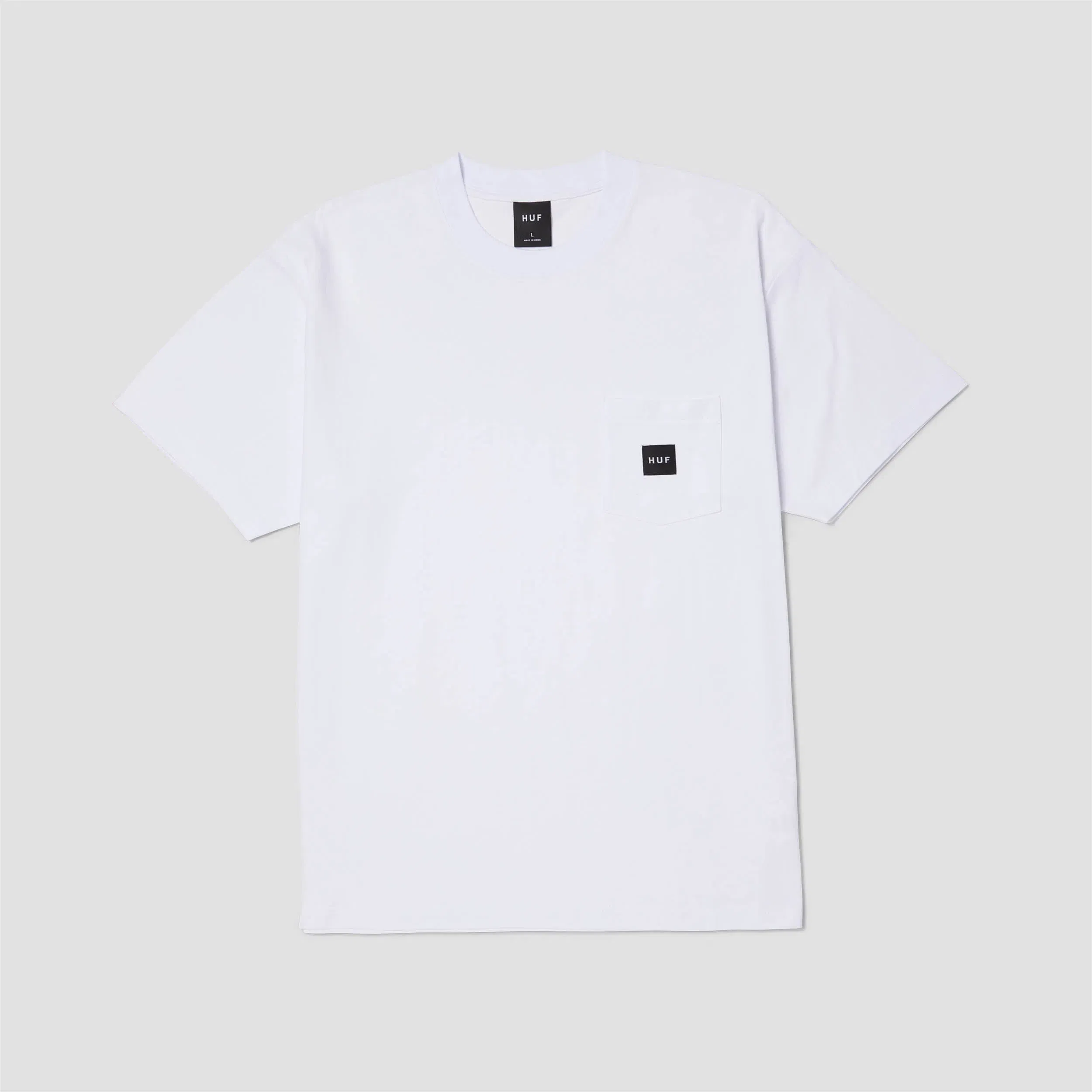 HUF Huf Set Box Logo Shortsleeve Pocket T-Shirt White