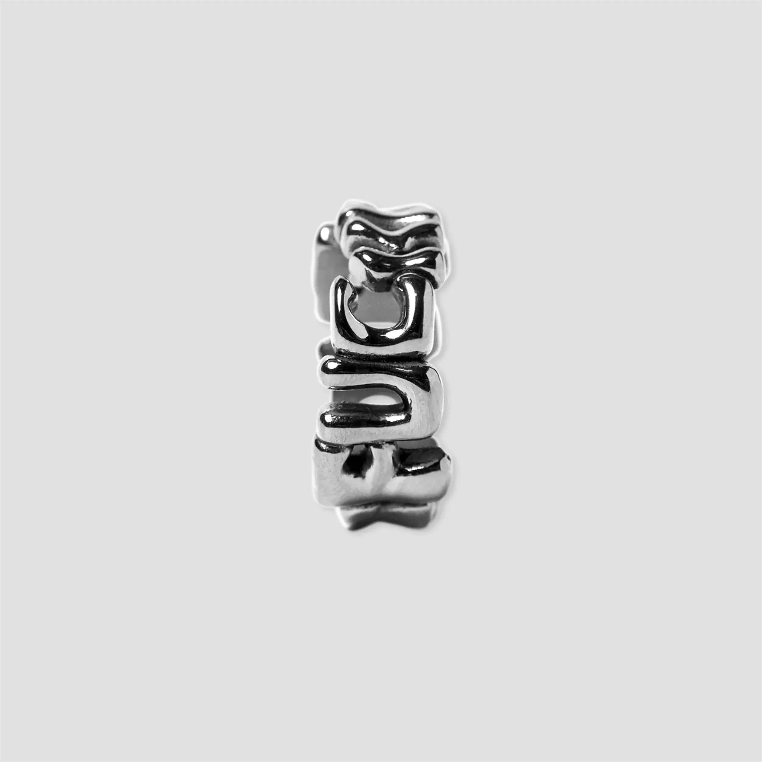 HUF Fuck It Warped Ring Silver