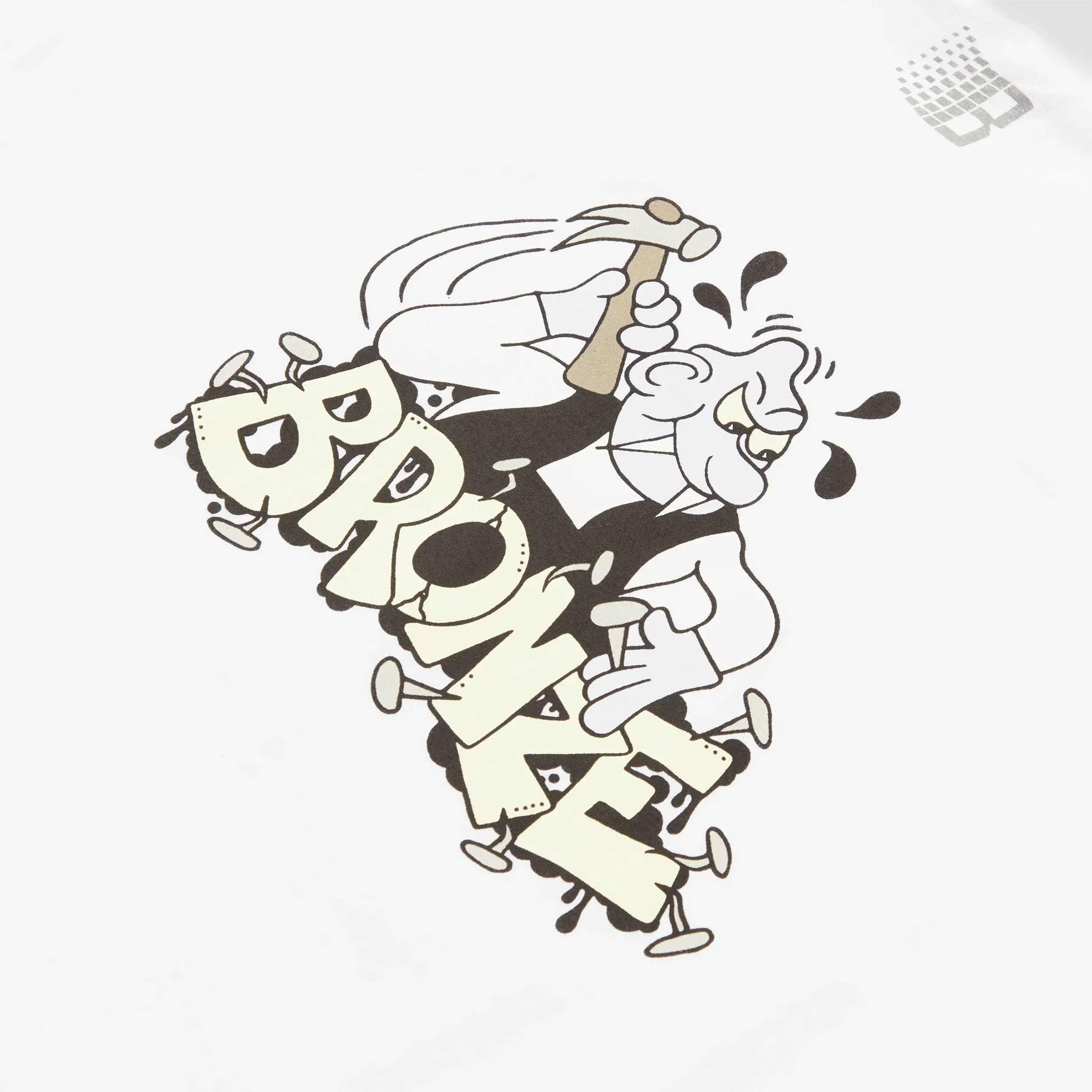 Bronze Nailing T-Shirt White