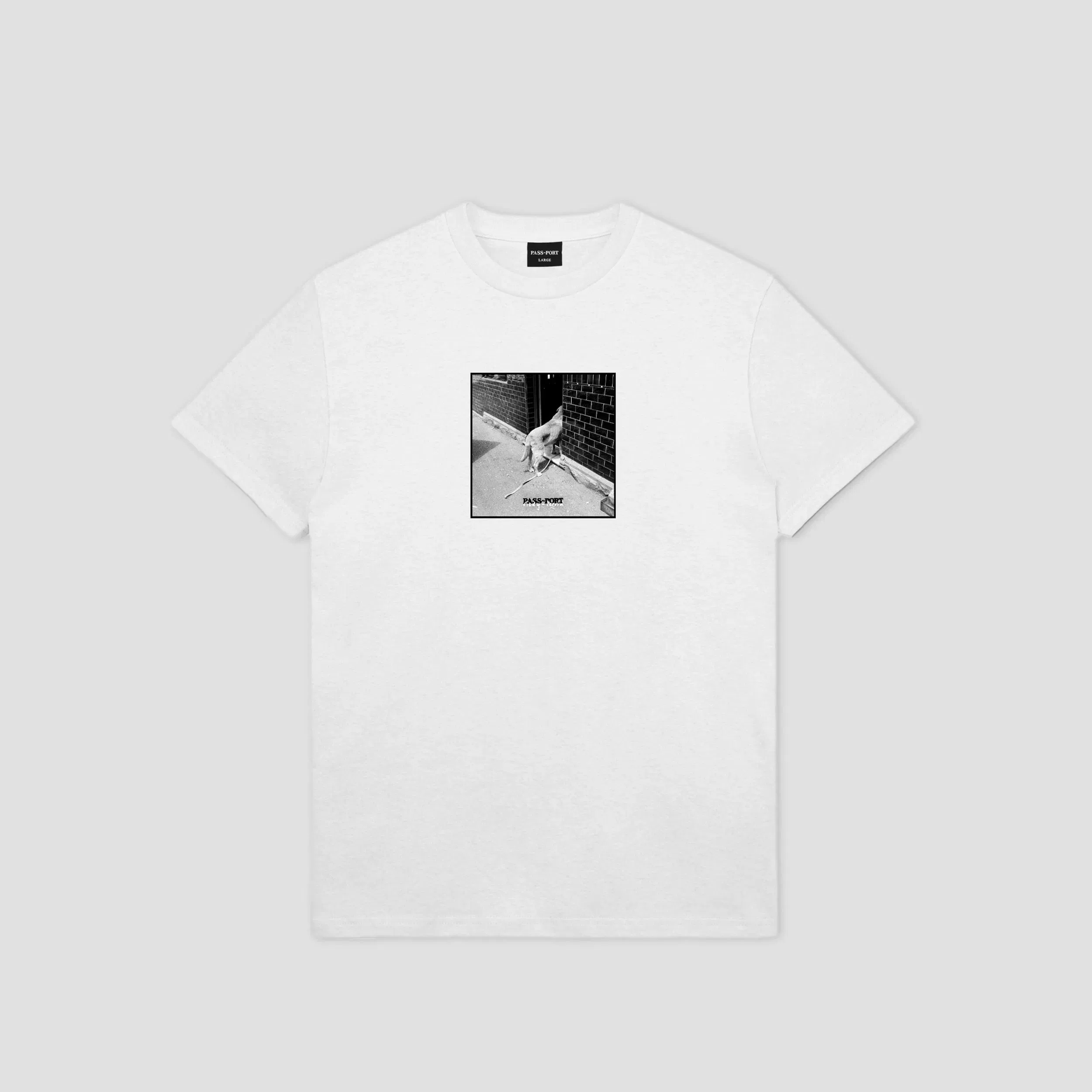 Passport Pub Dog T-Shirt White