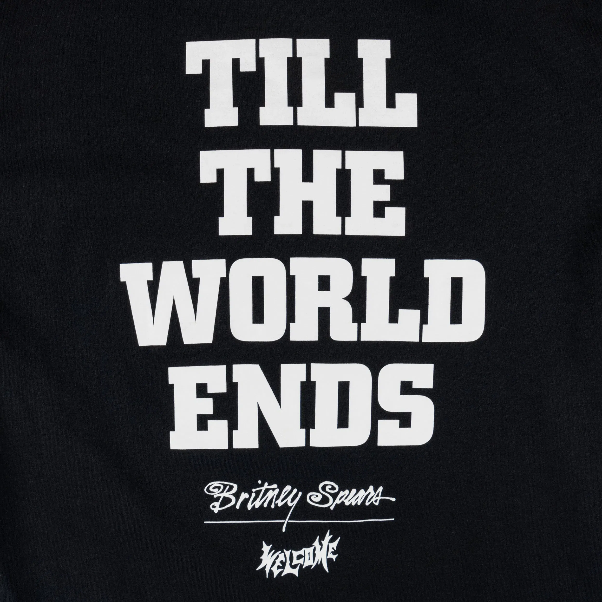 Welcome X Britney Till The World Ends T-Shirt Black