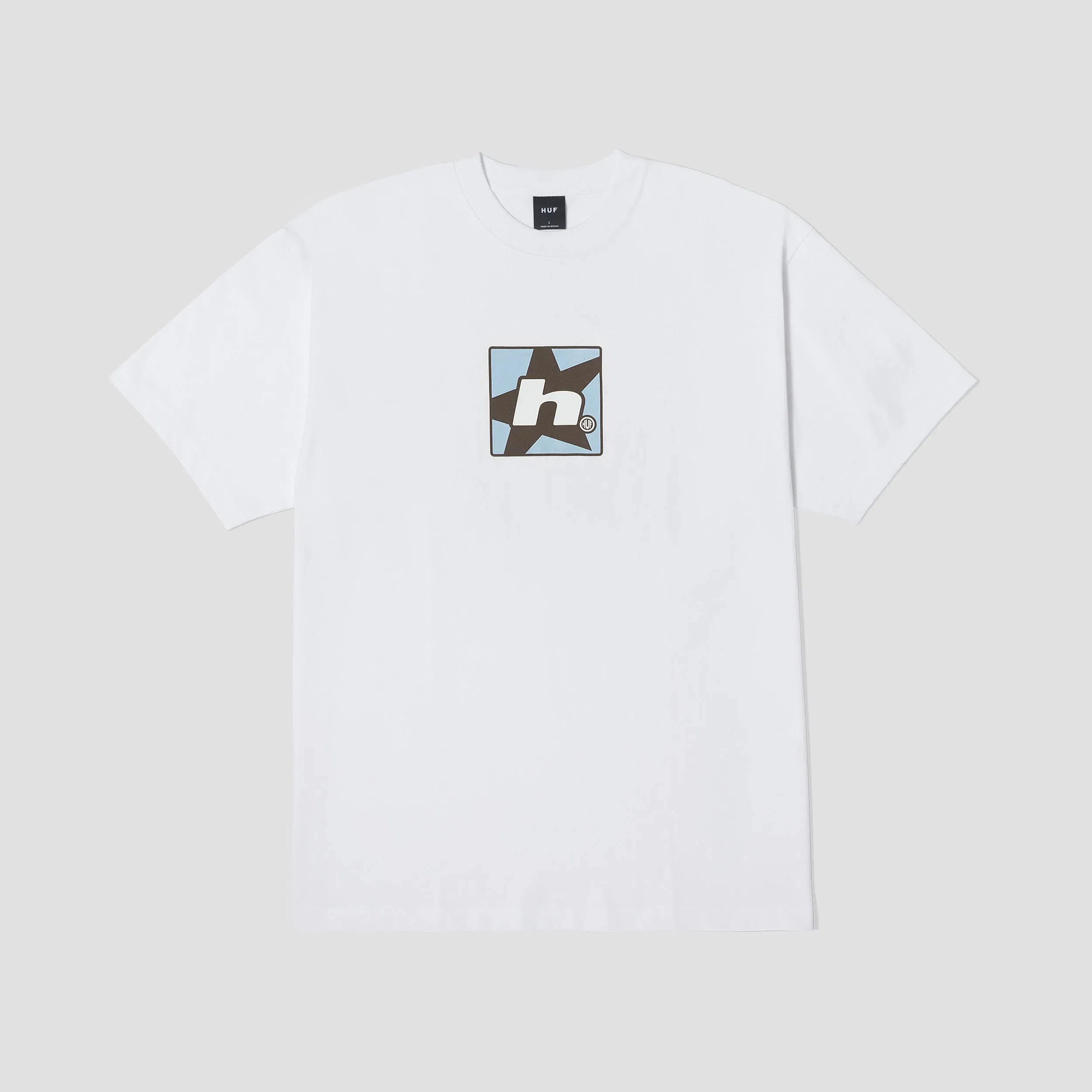 HUF H Star Shortsleeve T-Shirt White