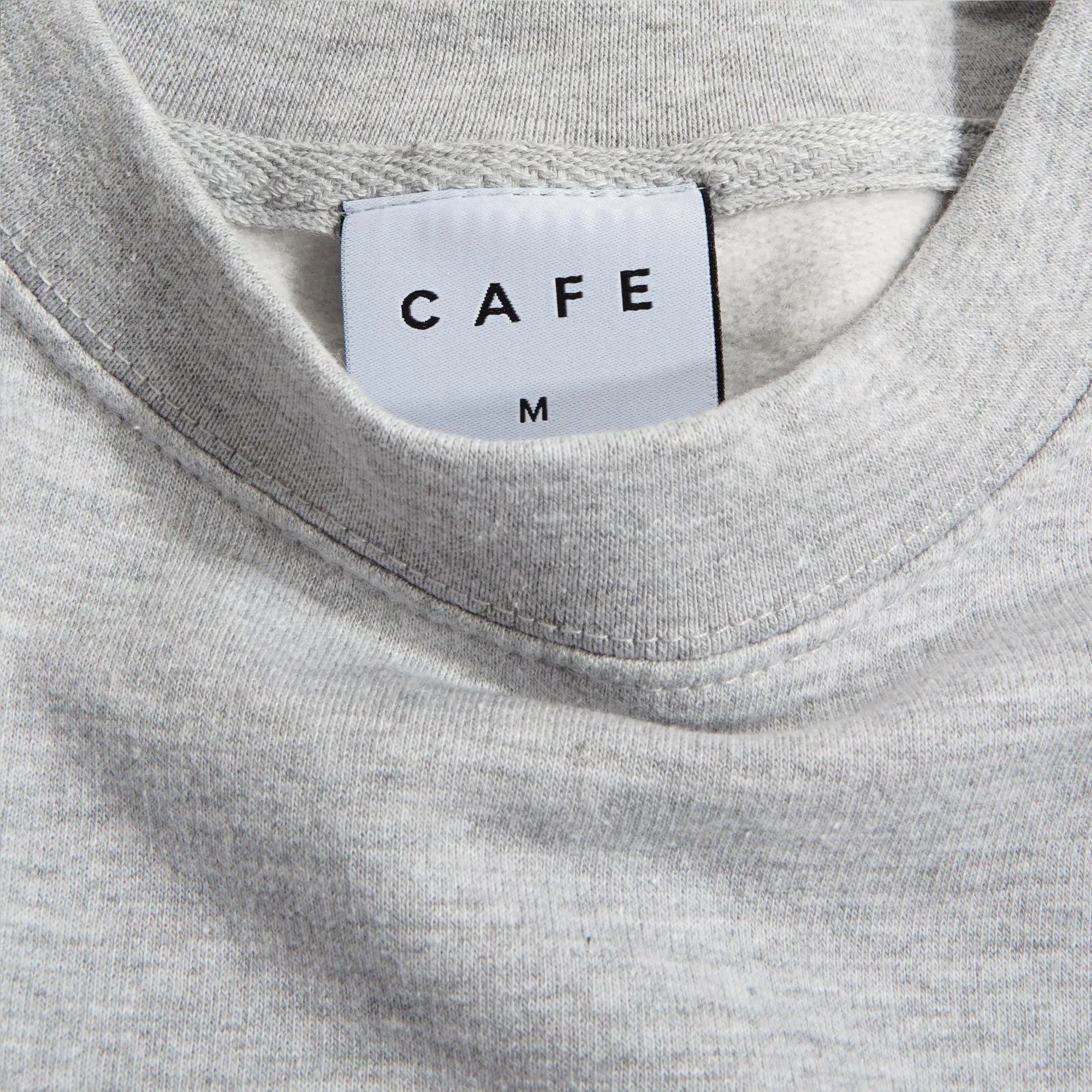 Skateboard Cafe Suited Embroidered Crew Heather Grey