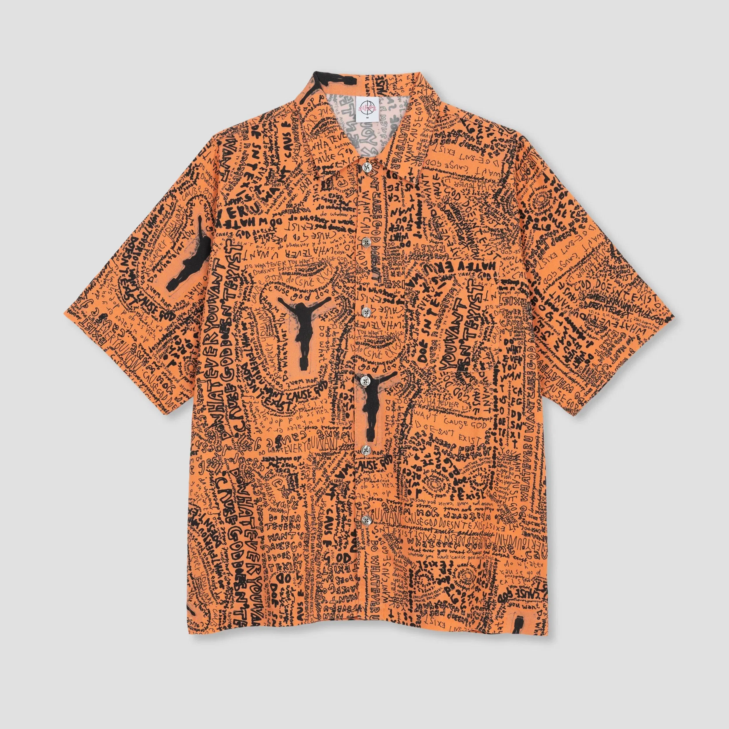 Polar Skate Co Bowling Shirt Exist Orange