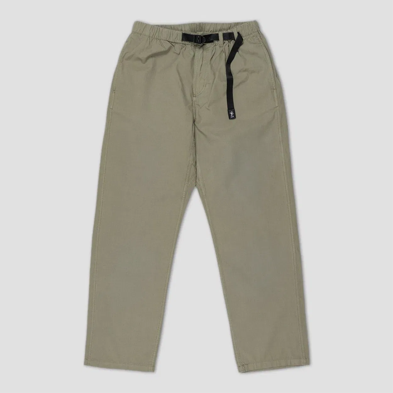 Dancer Belted Simple Pant Organic Cotton Ripstop Grey