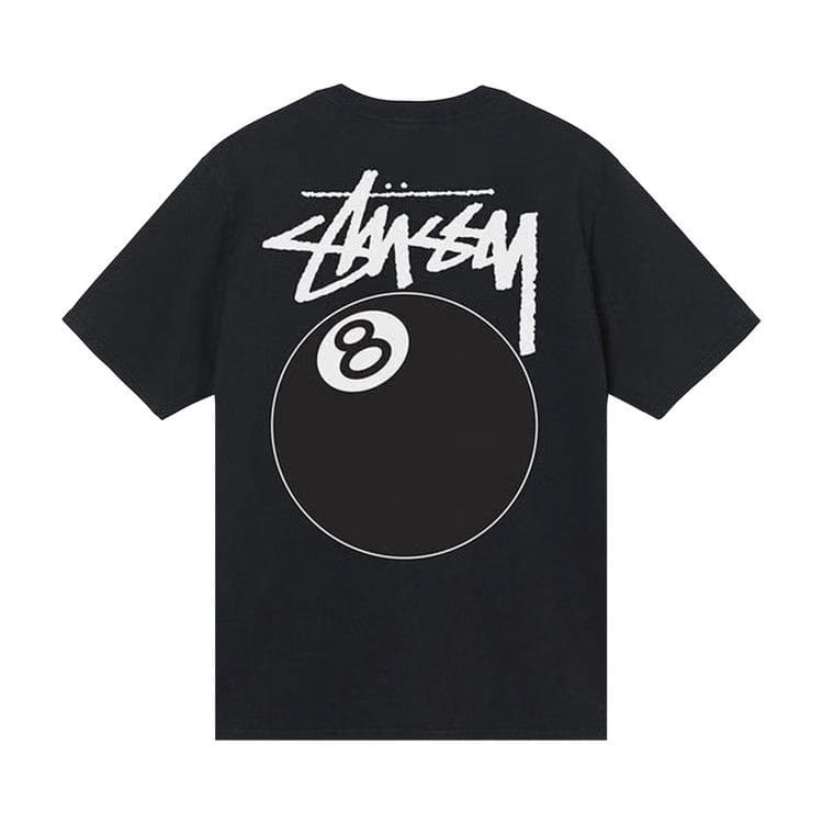 Stussy 8 Ball Pigment Dyed T-Shirt Black