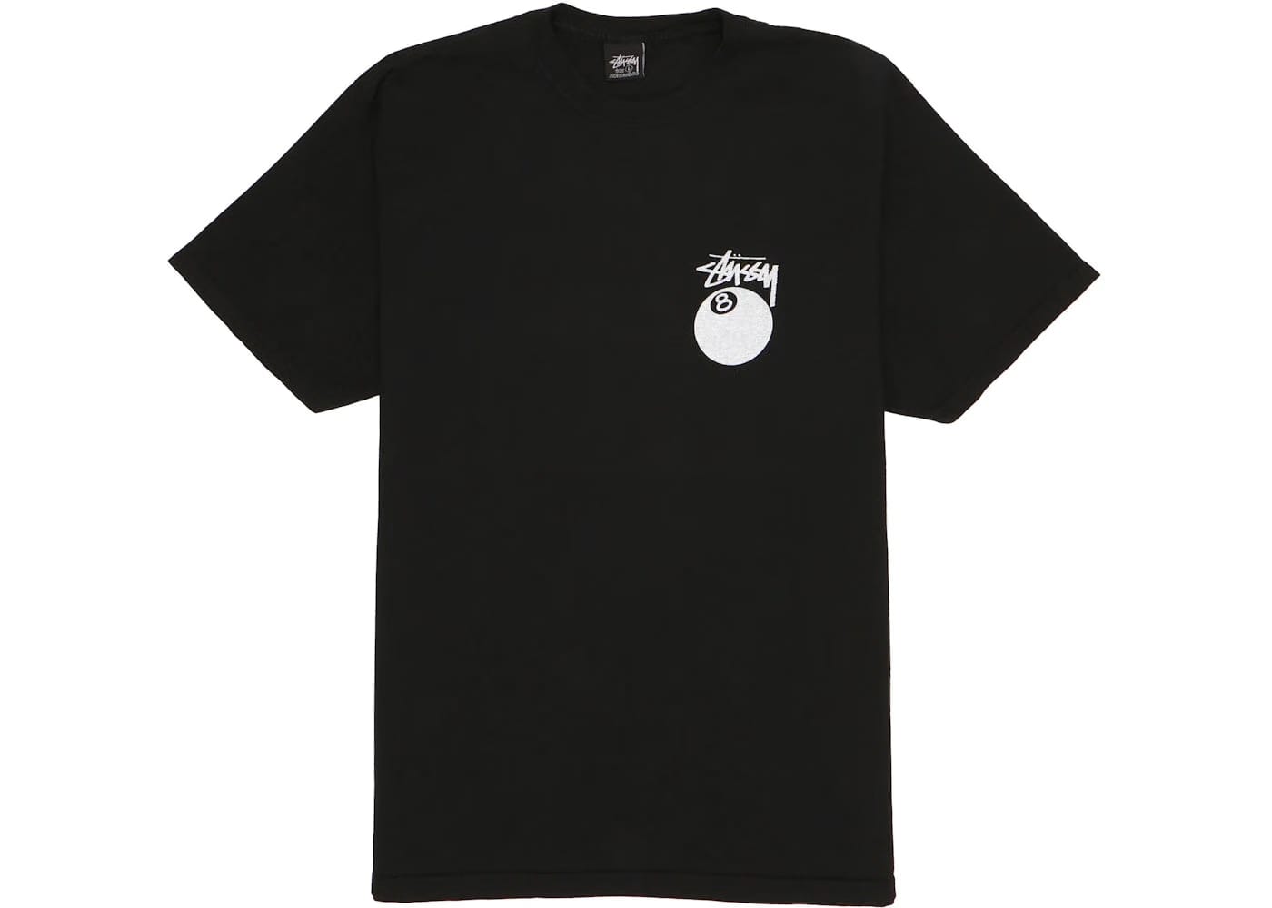Stussy 8 Ball Pigment Dyed T-Shirt Black