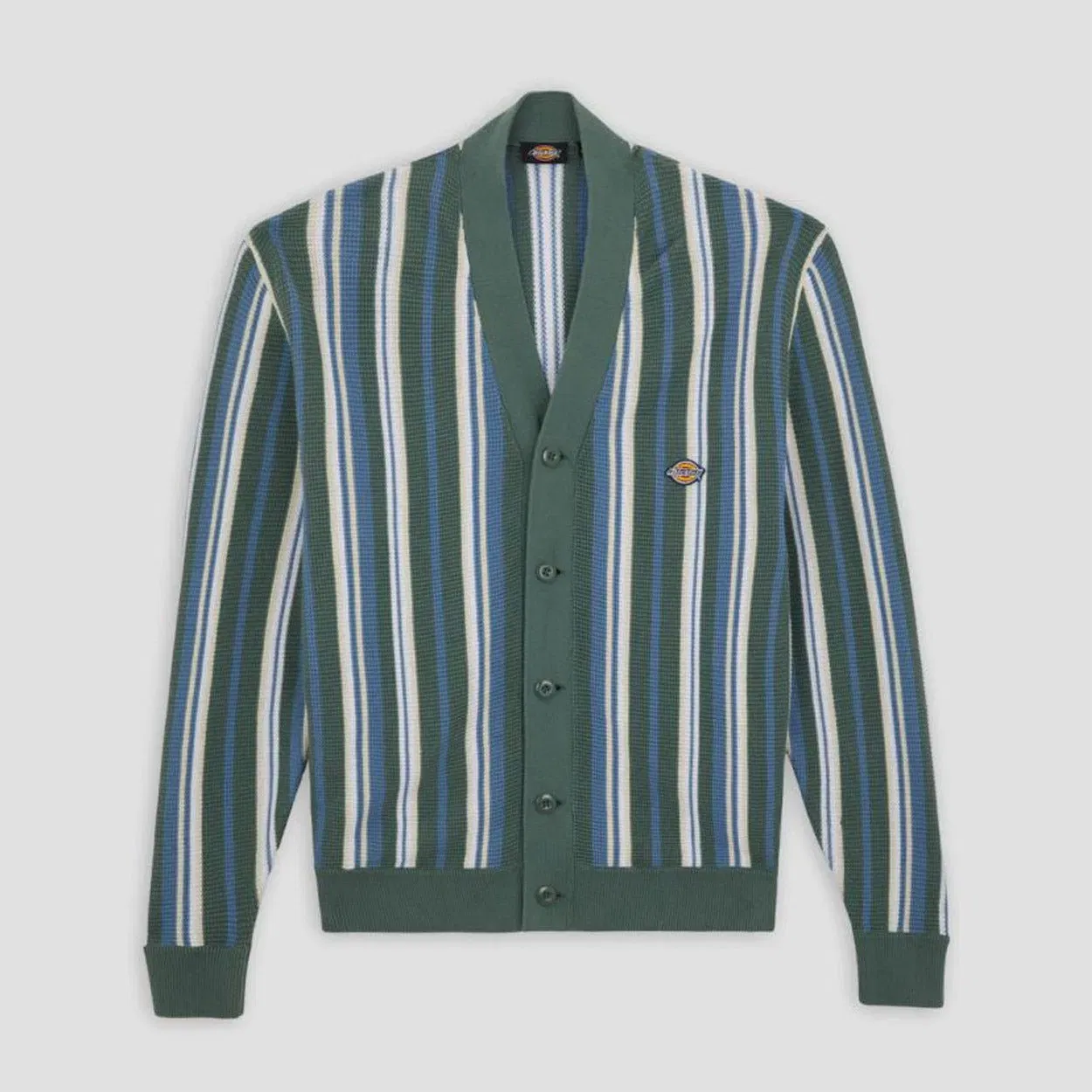 Dickies Glade Spring Cardigan Coronet Stripe Green