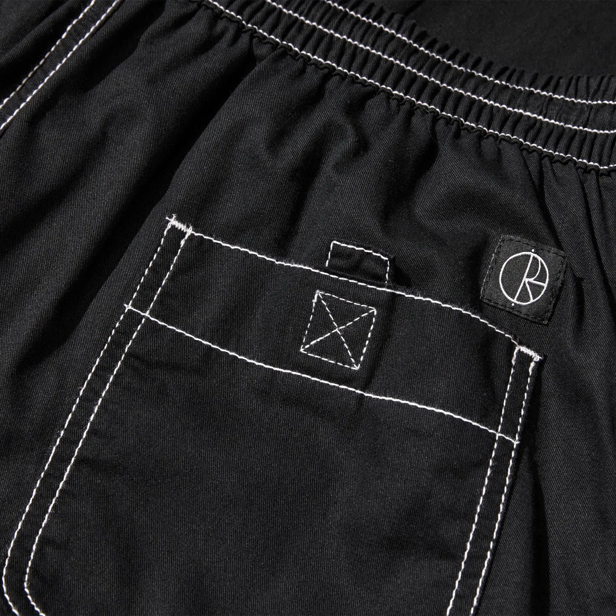 Polar Surf Pants Contrast Black White