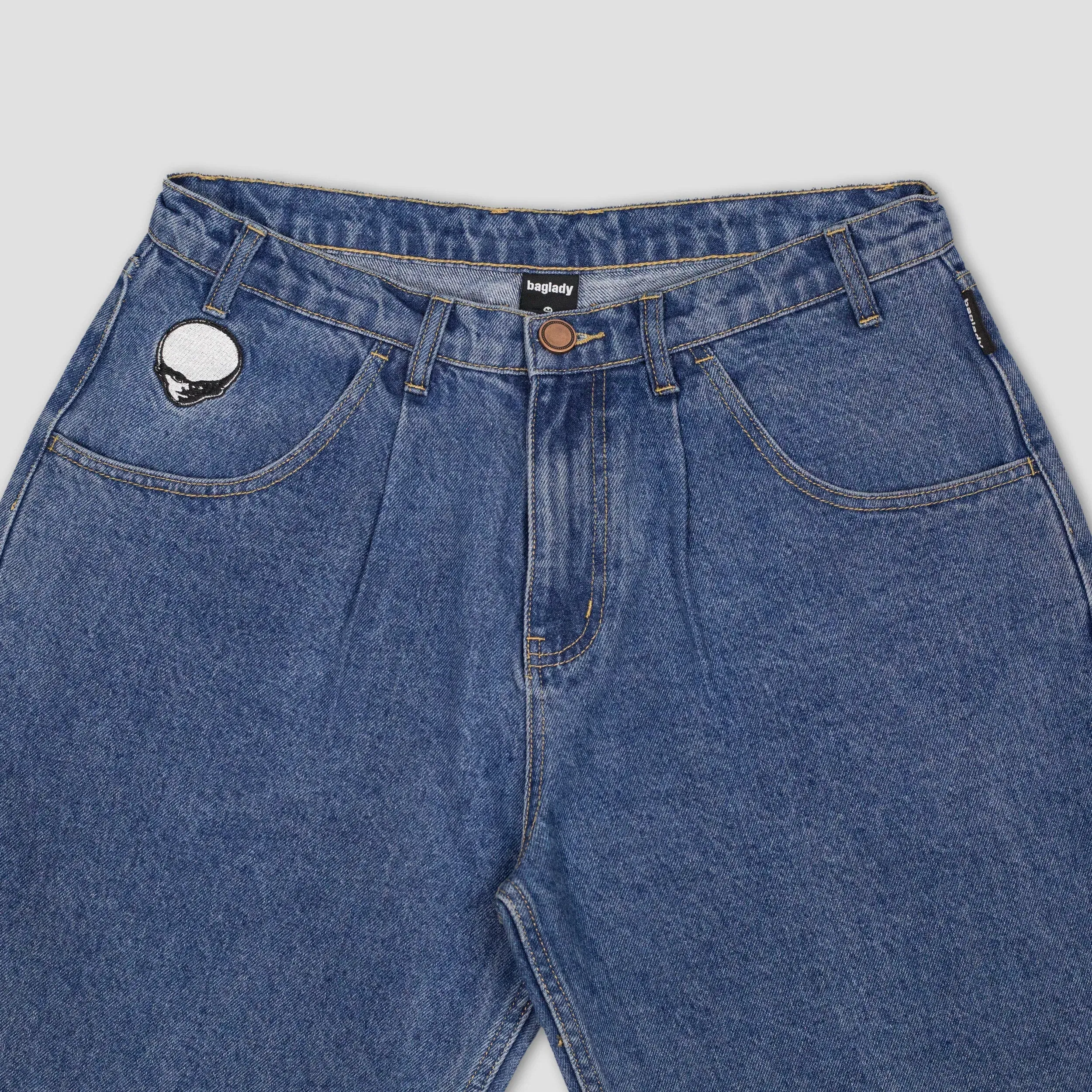 Baglady Denim Pant Indigo Blue