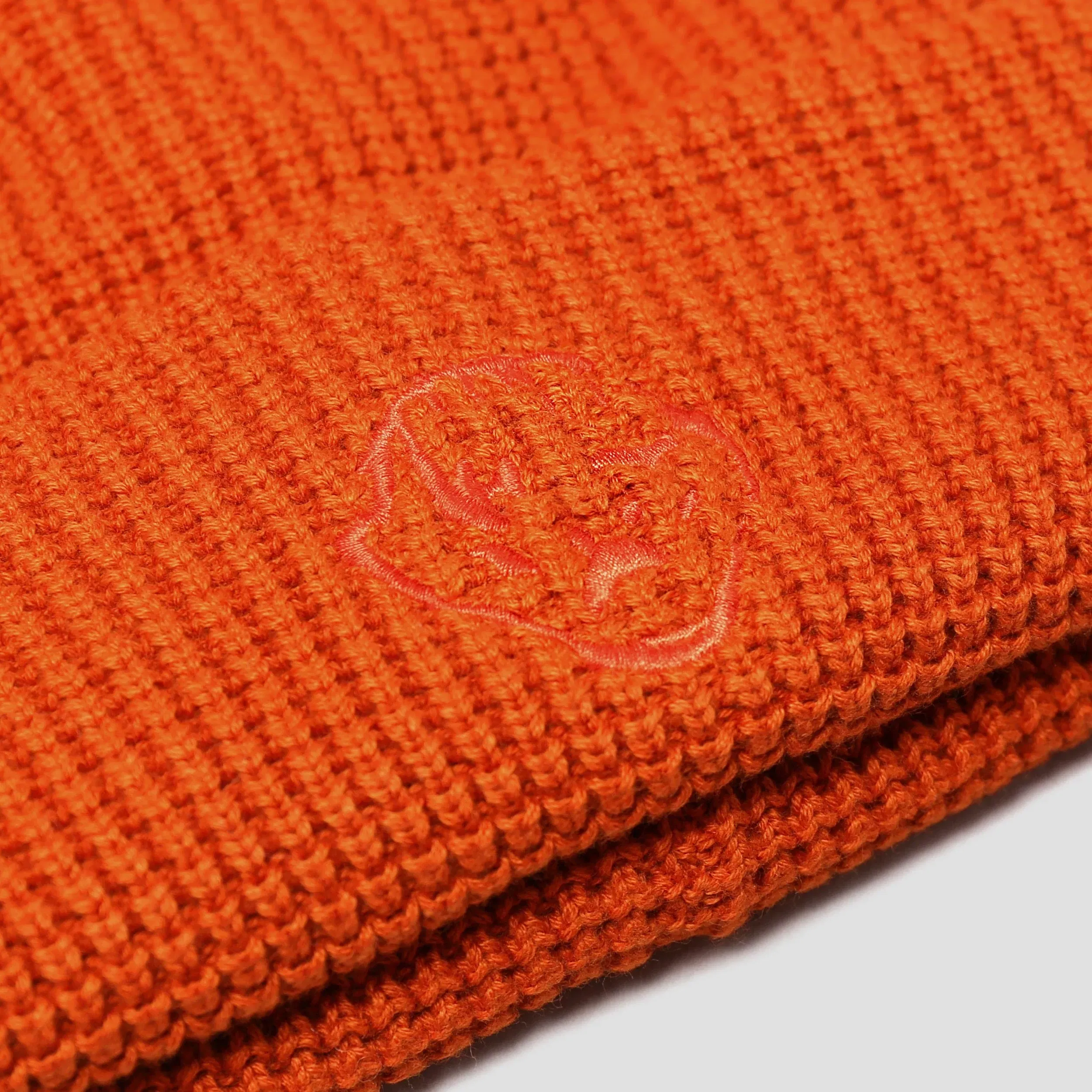 Dancer Waffle Knit Beanie Burnt Orange