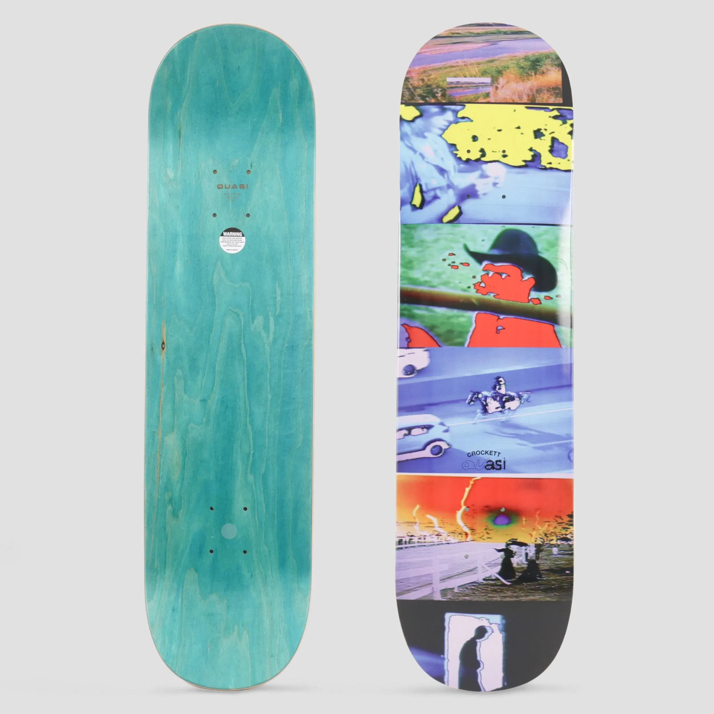 Quasi Skateboards Quasi 8.25 Crockett Saloon Skateboard Deck