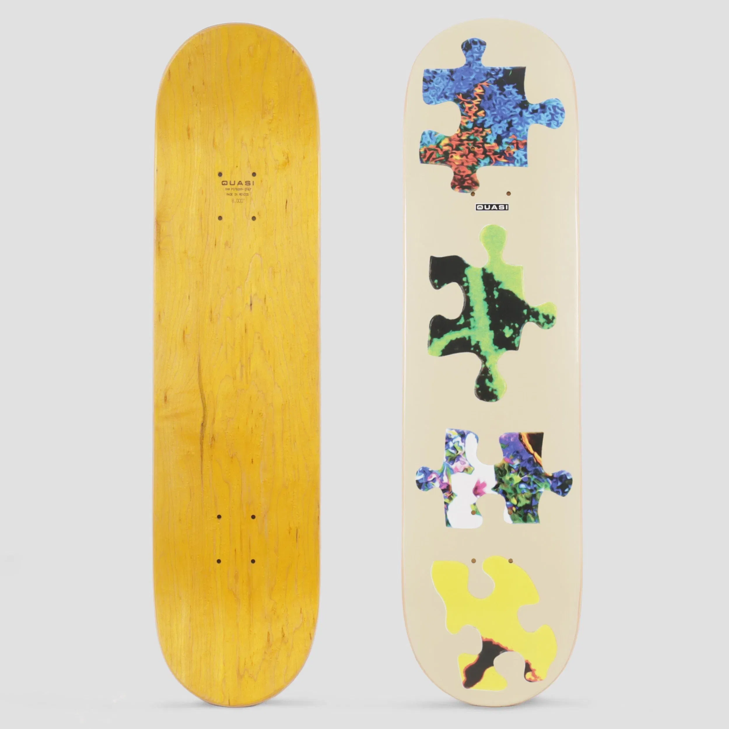 Quasi Skateboards Quasi 8.0 Puzzle 1 Skateboard Deck