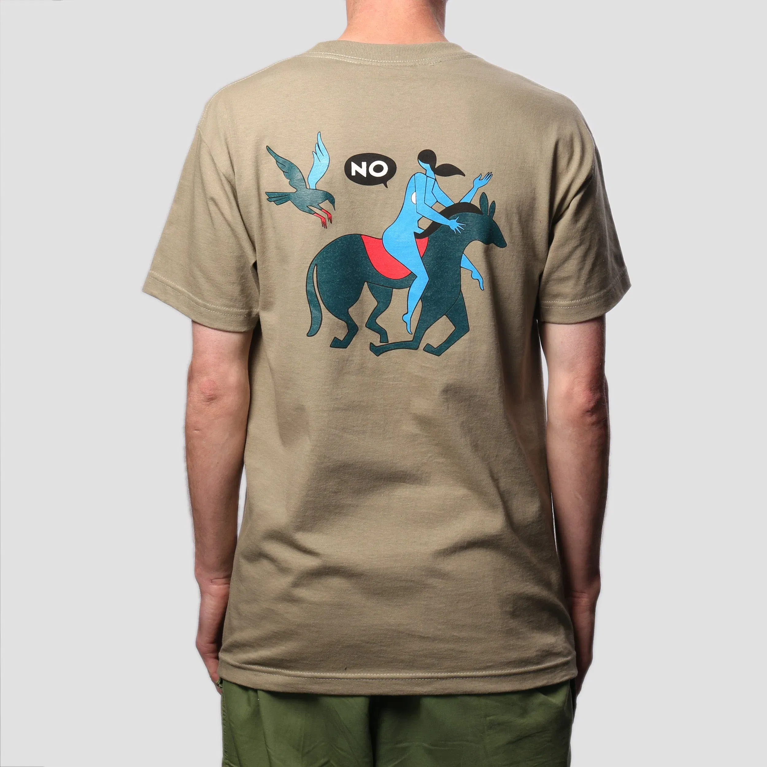Tired Skateboards Tired Oh Hell No T-Shirt Sage