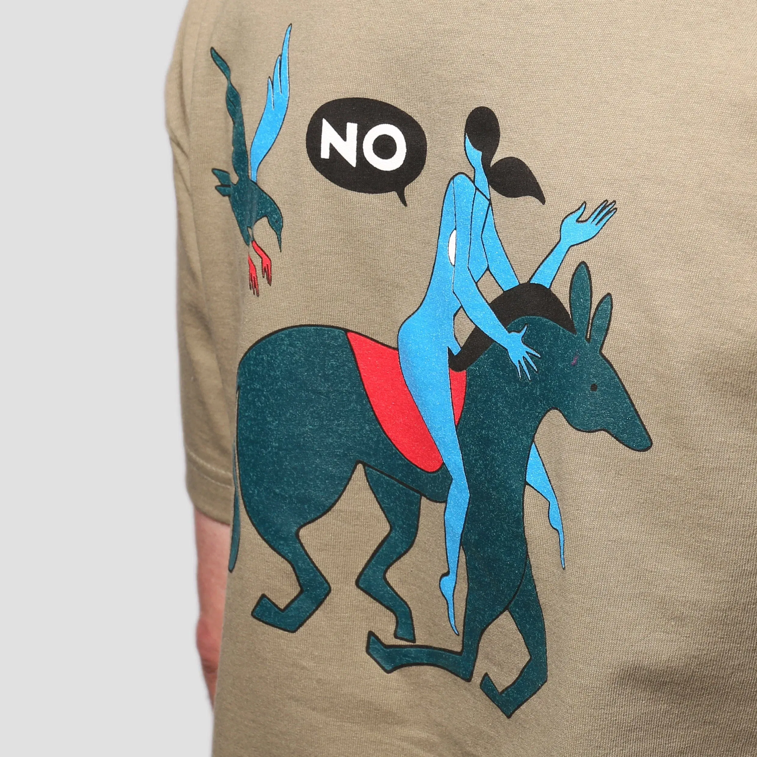 Tired Skateboards Tired Oh Hell No T-Shirt Sage
