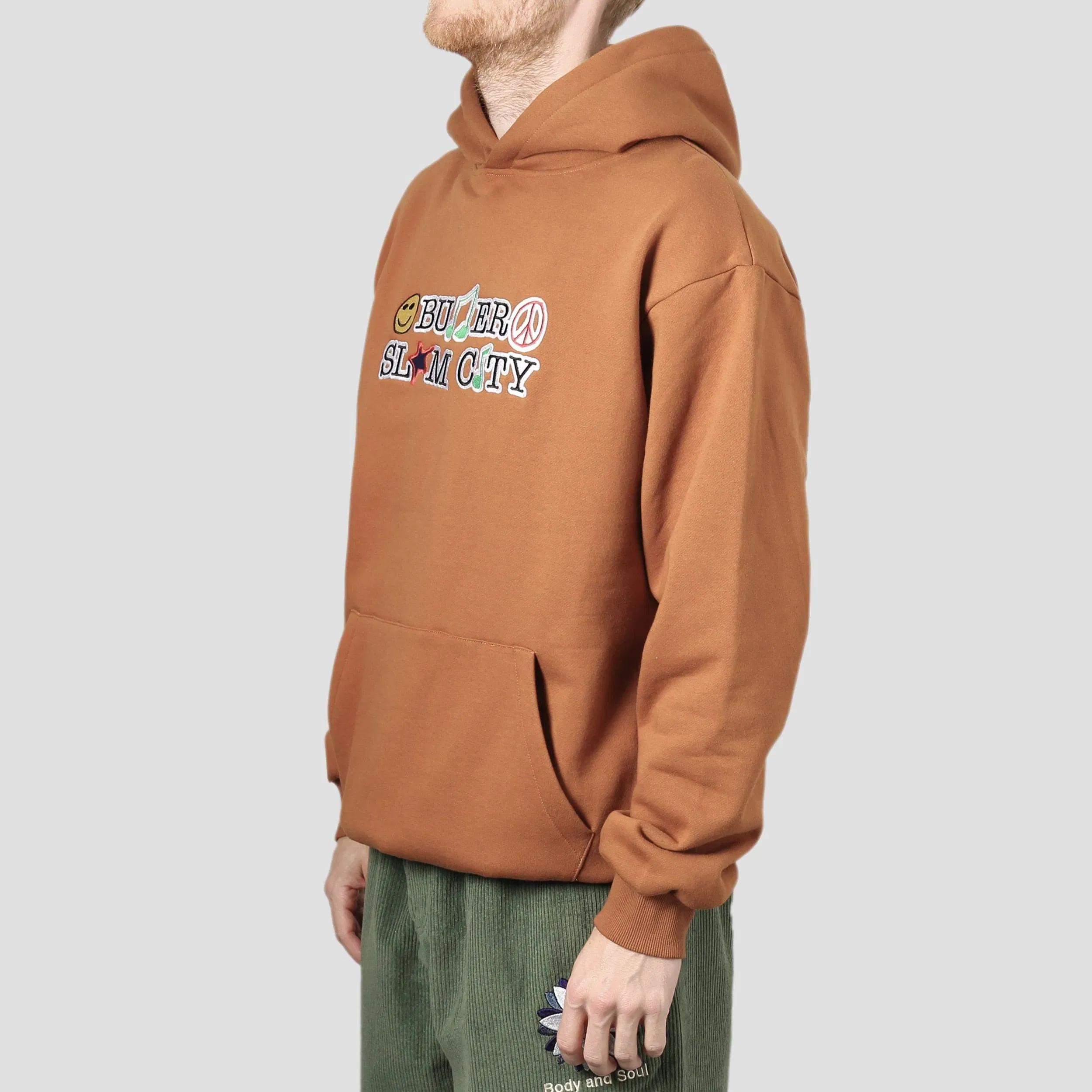 Butter Goods X Slam City Skates Sketch Pullover Hood Saddle