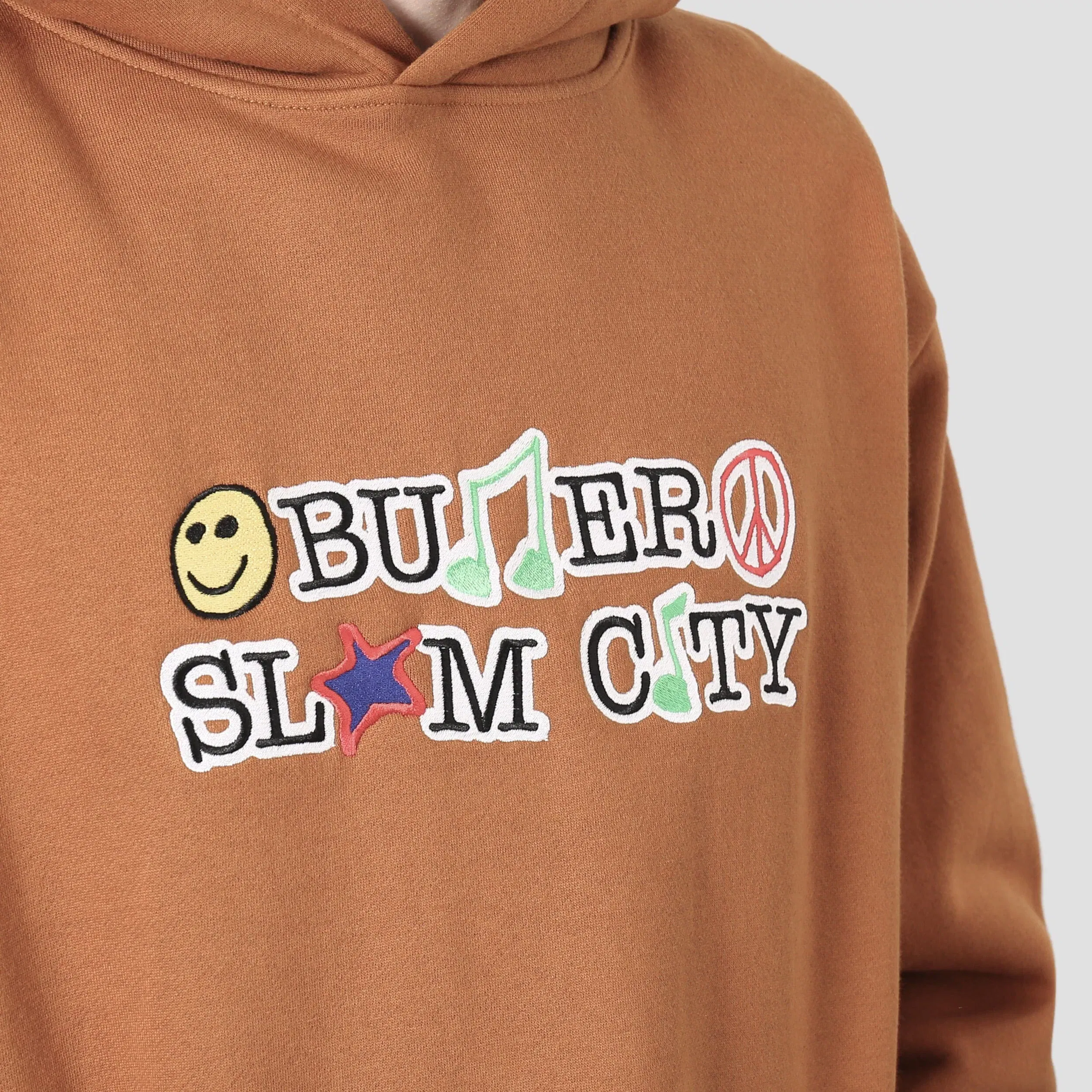 Butter Goods X Slam City Skates Sketch Pullover Hood Saddle