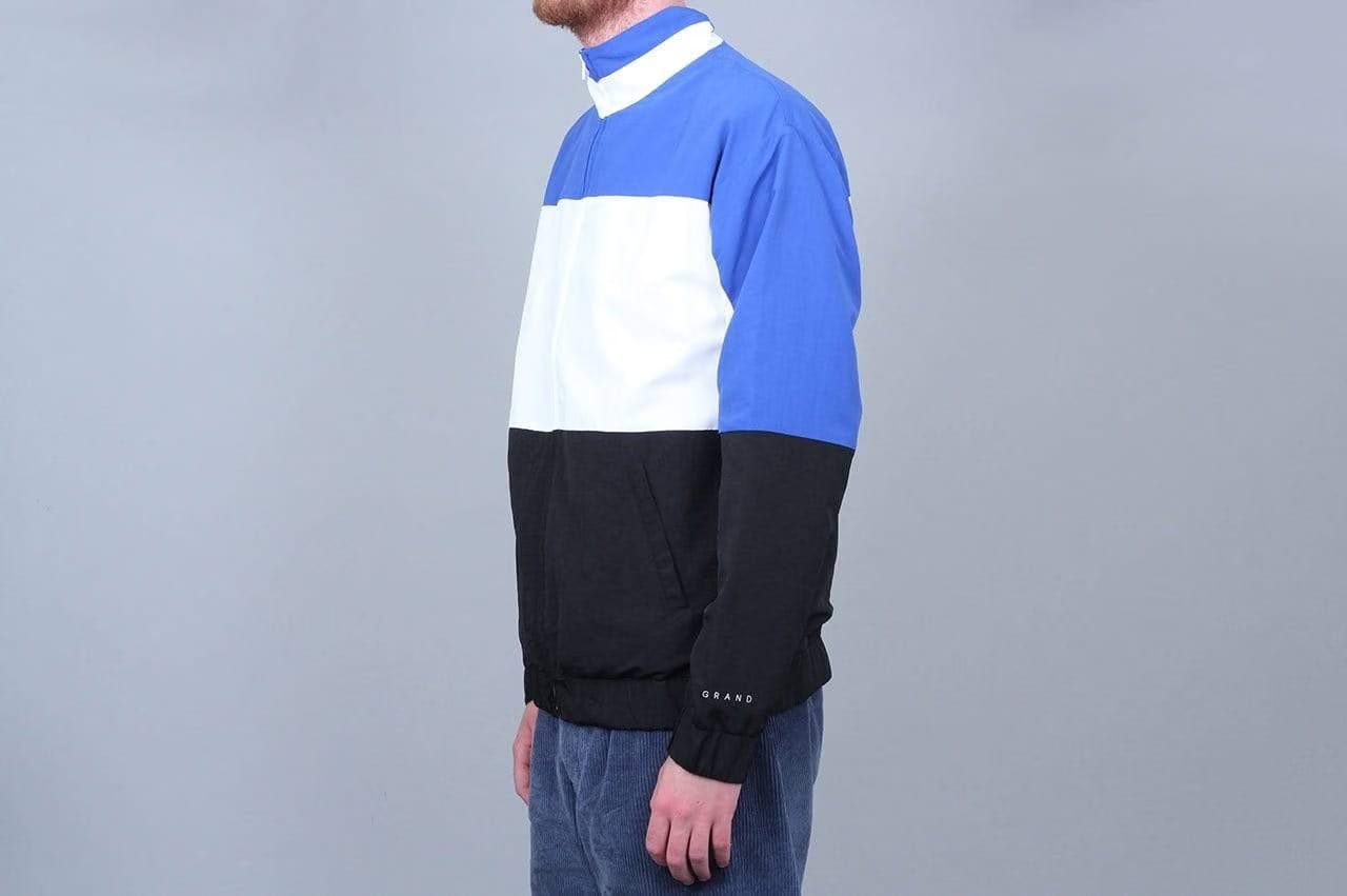 Grand Collection Nylon Jacket White / Blue