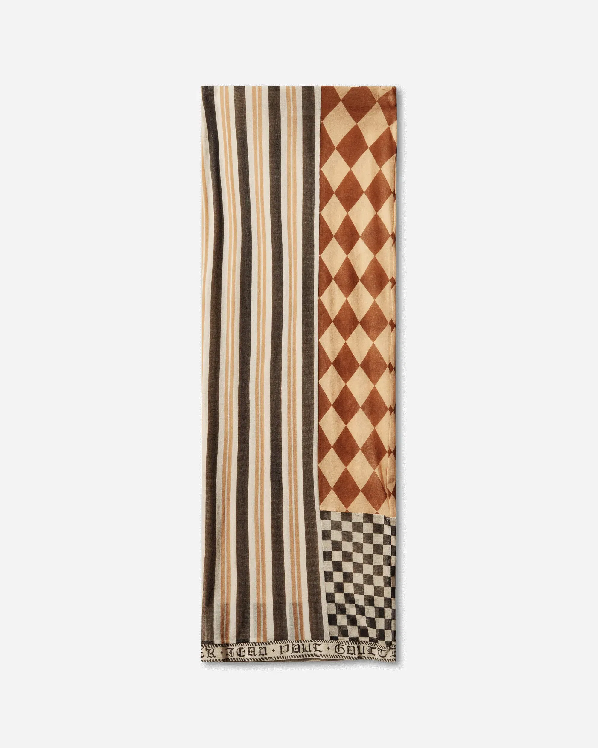 Jean Paul Gaultier Women's Long Patchwork Skirt Multicolor
