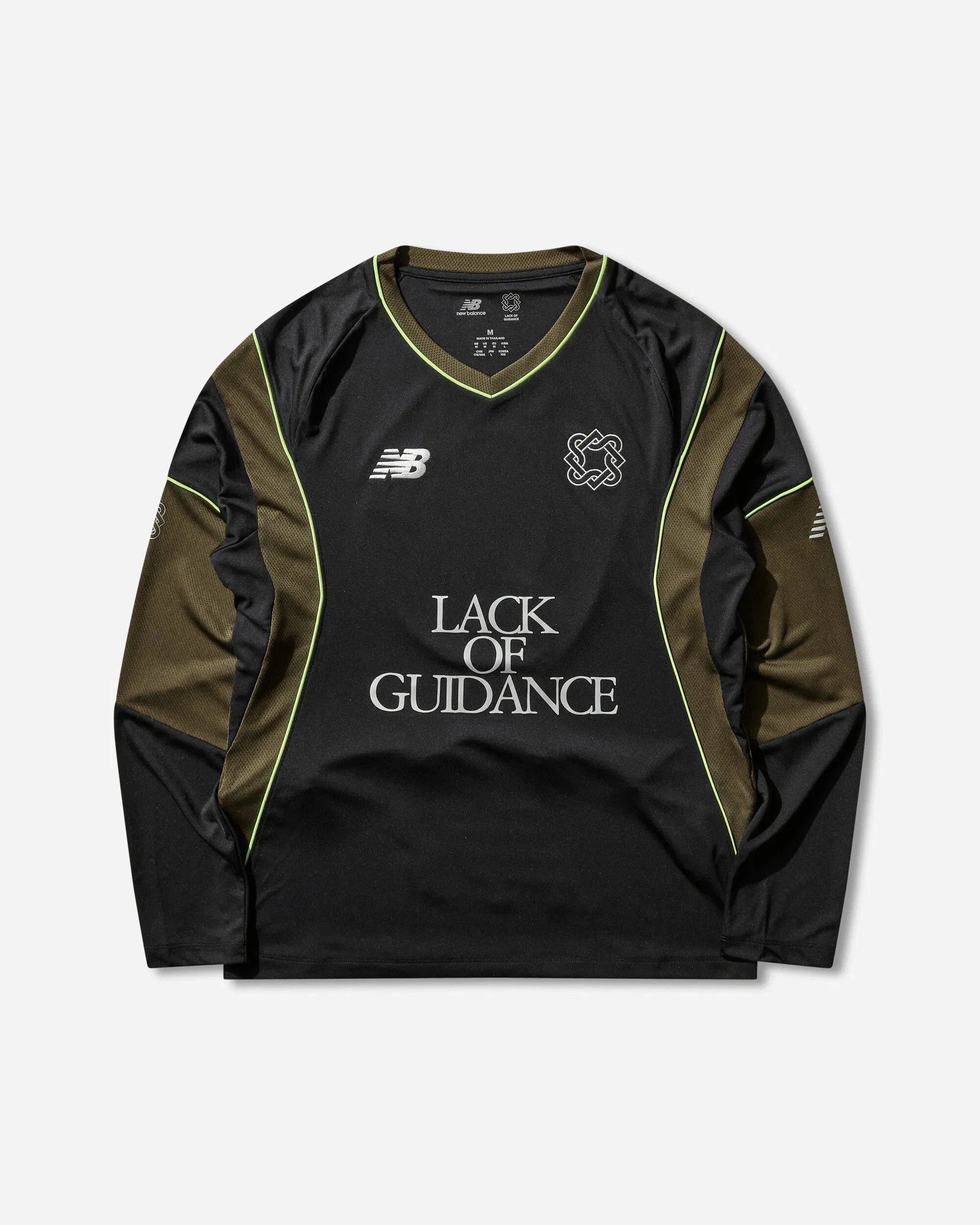 New Balance Men's Lack of Guidance Longsleeve Jersey Black / Woodland