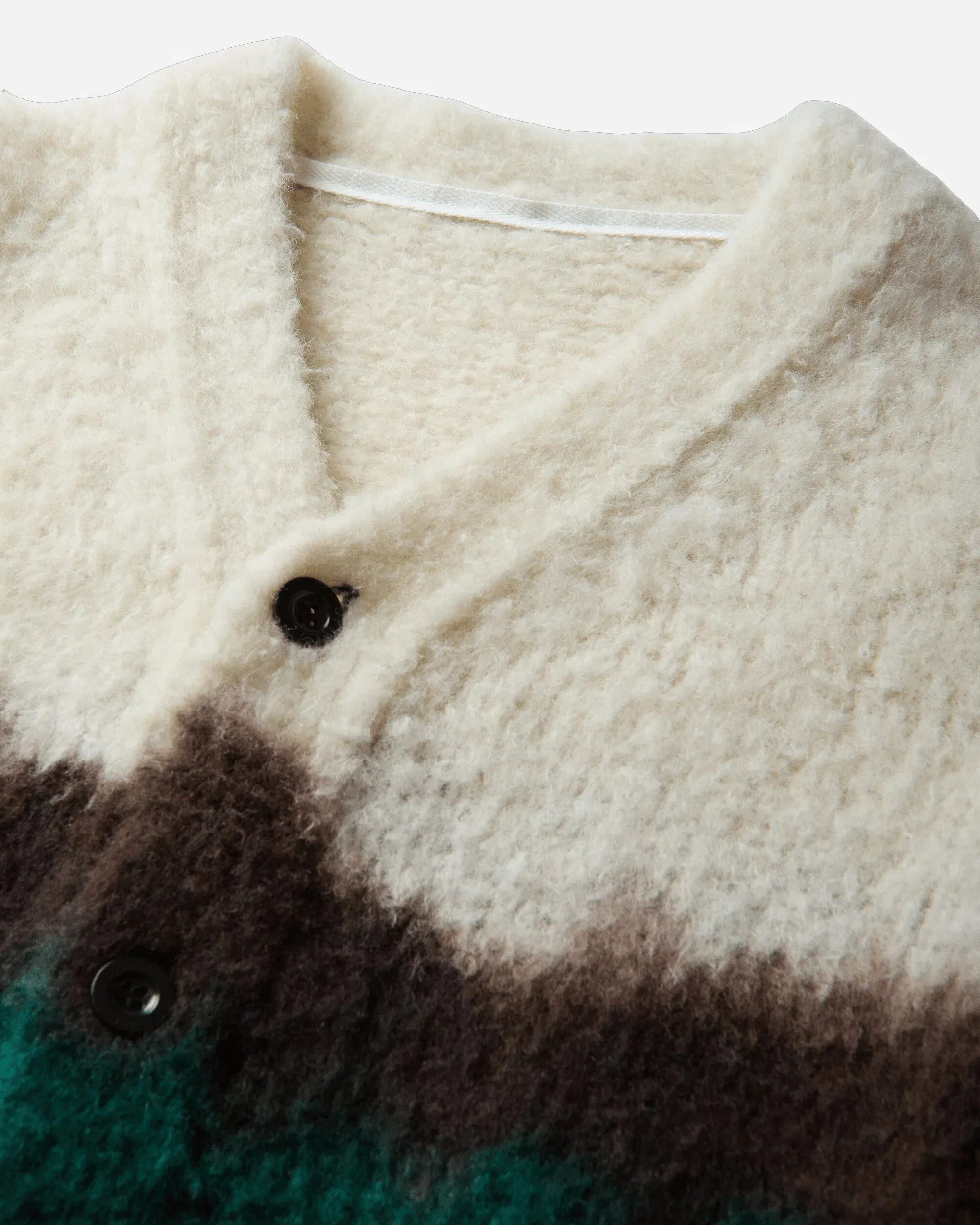 Sacai Men's Chusen-Dyed Knit Cardigan Multicolor