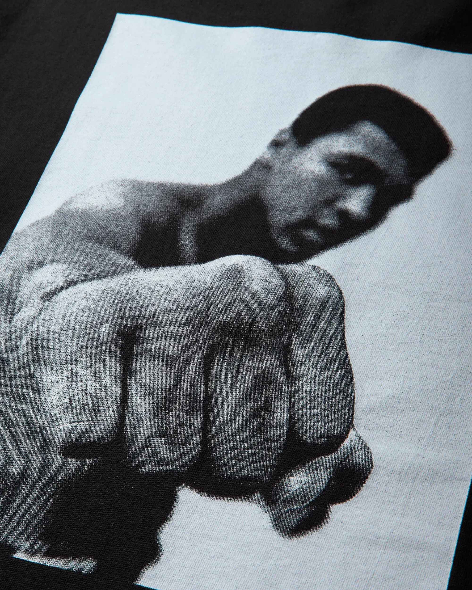 Sacai Men's Muhammad Ali Longsleeve T-Shirt Black