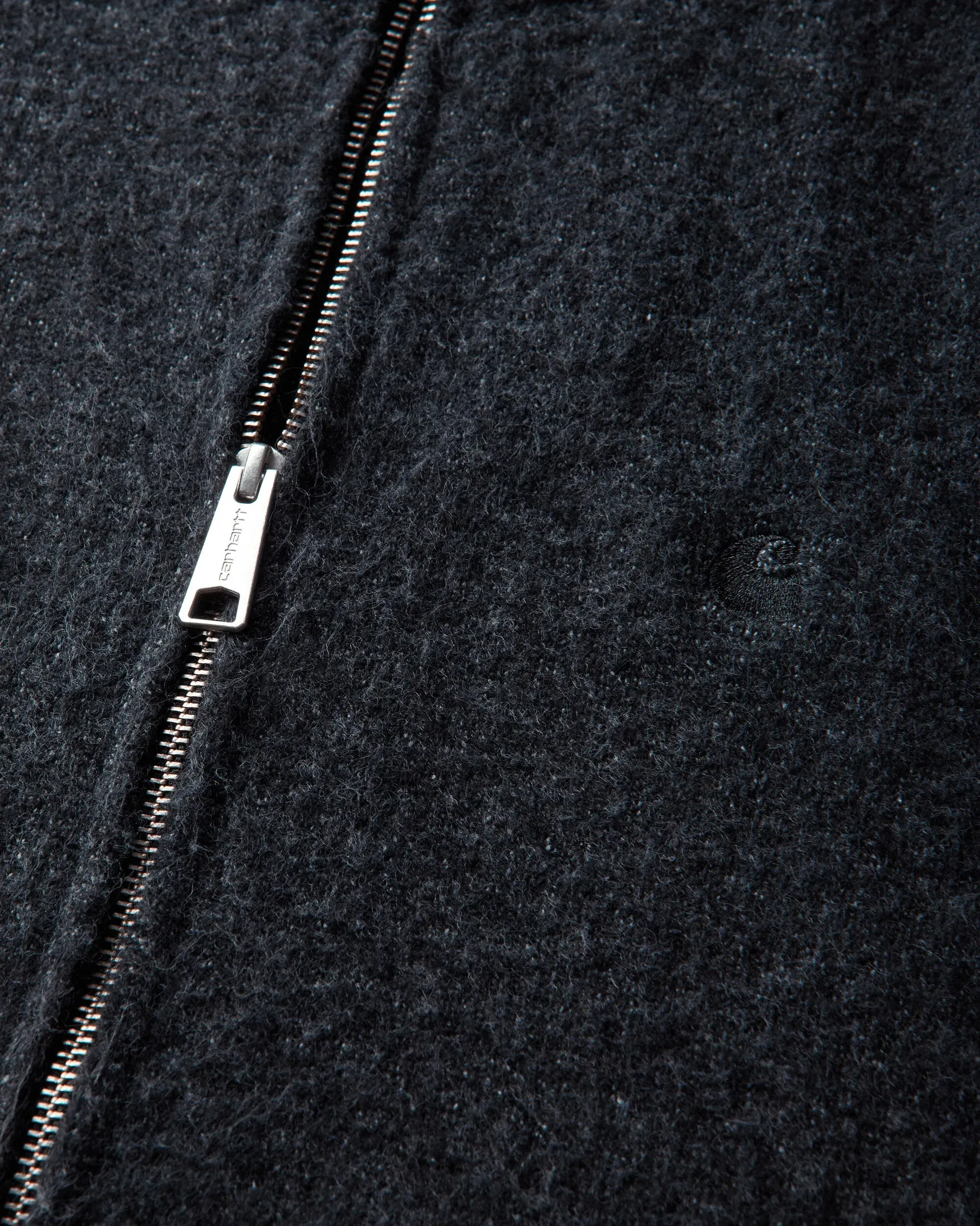 Carhartt WIP Men's Curtis Sweater Jacket Tangled Black