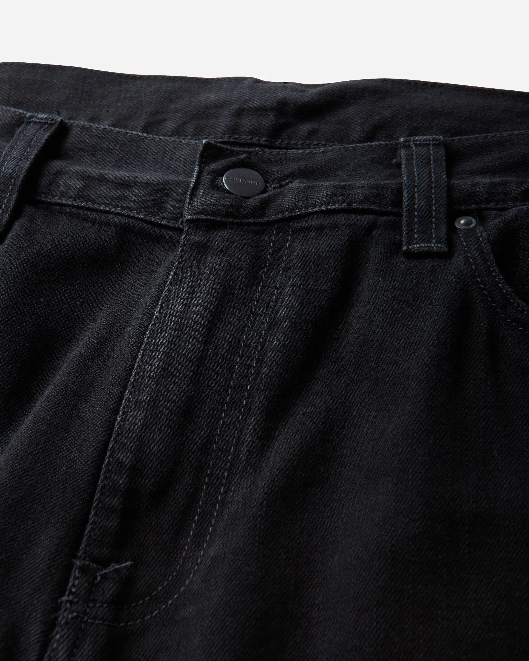 Carhartt WIP Men's Aaron Pants Black (Rinsed)