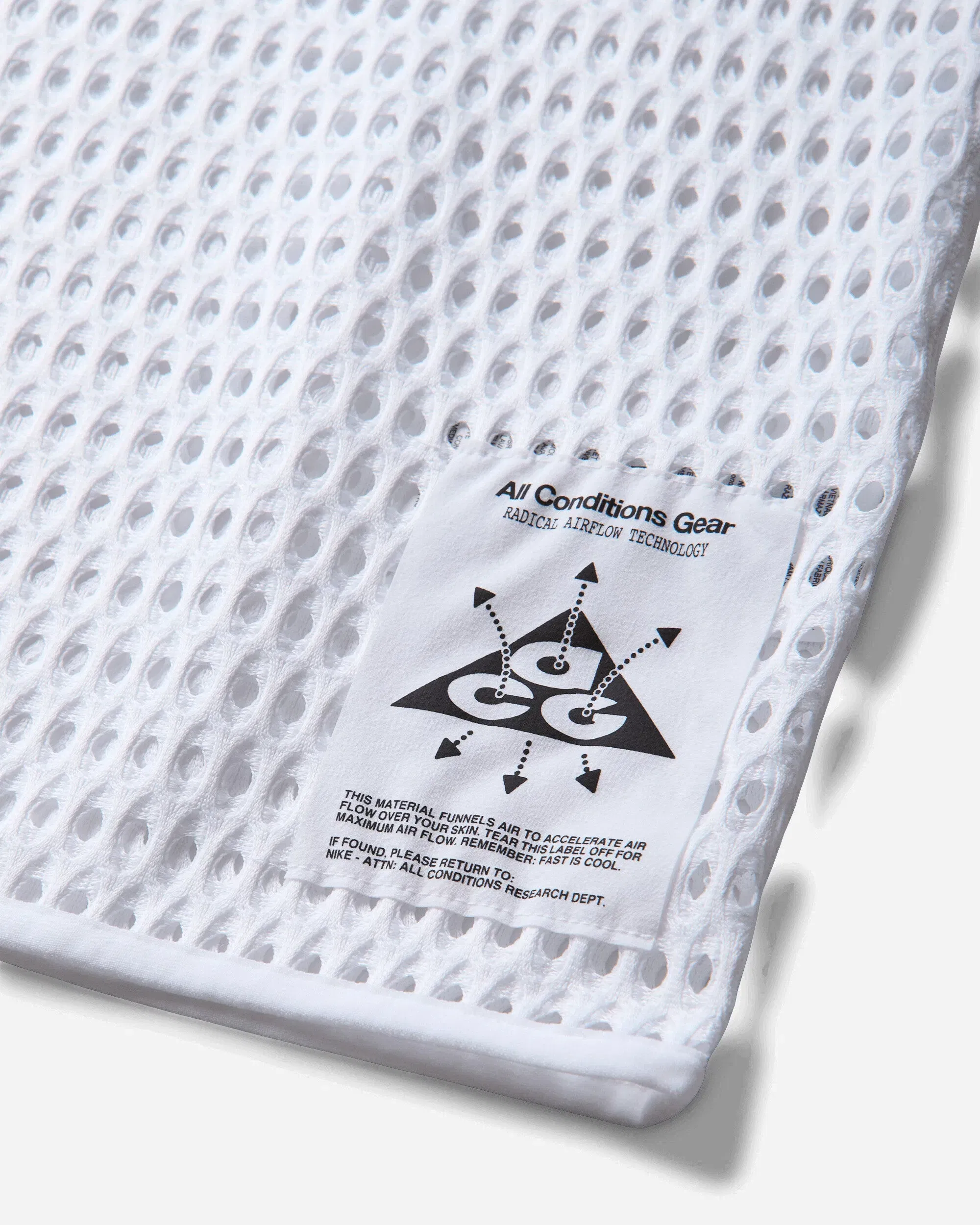 Nike Men's ACG Radical AirFlow Dri-FIT Trail Running Tank Top White