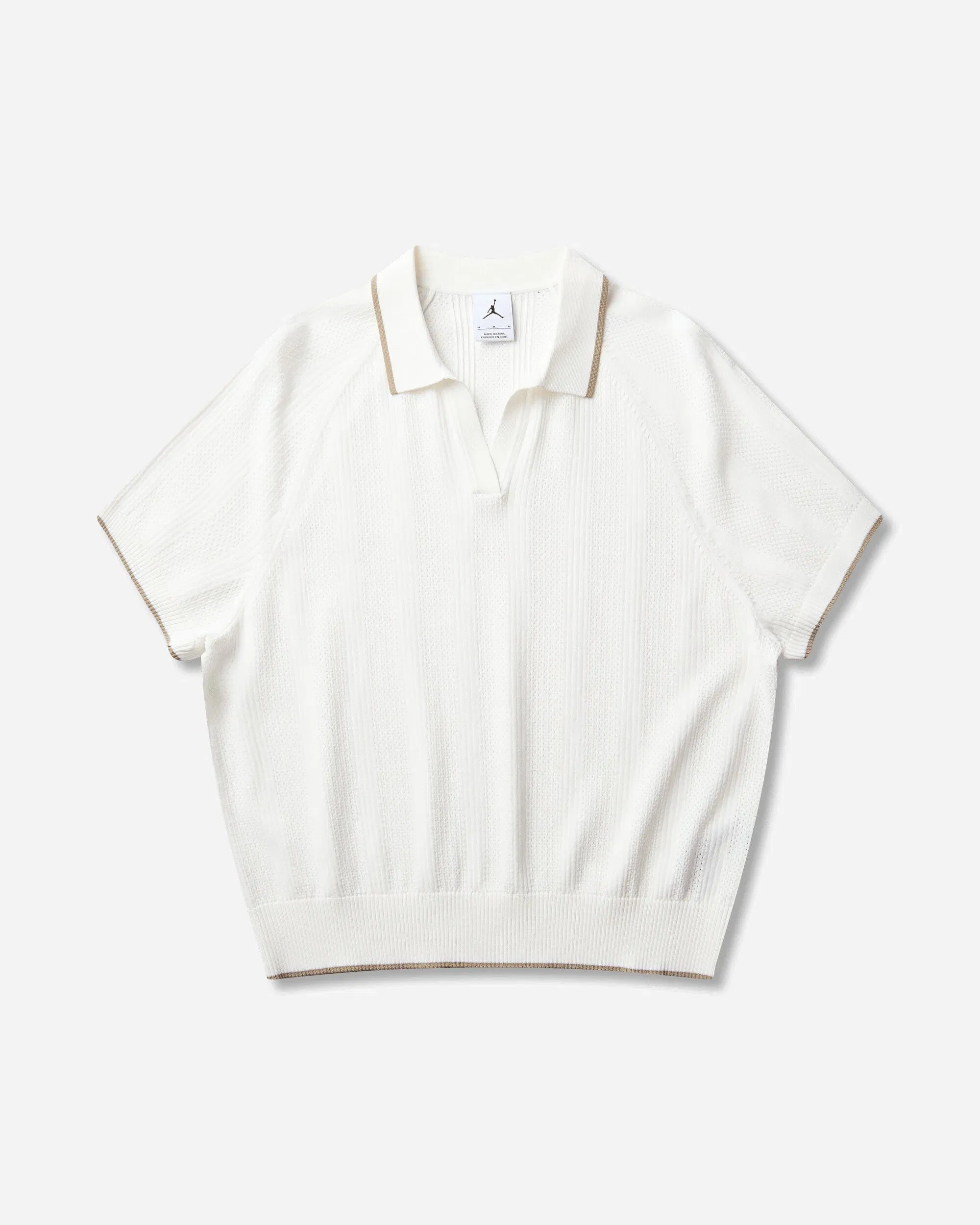 Air Jordan Women's Sport Golf Knit Polo Shirt Sail / Khaki
