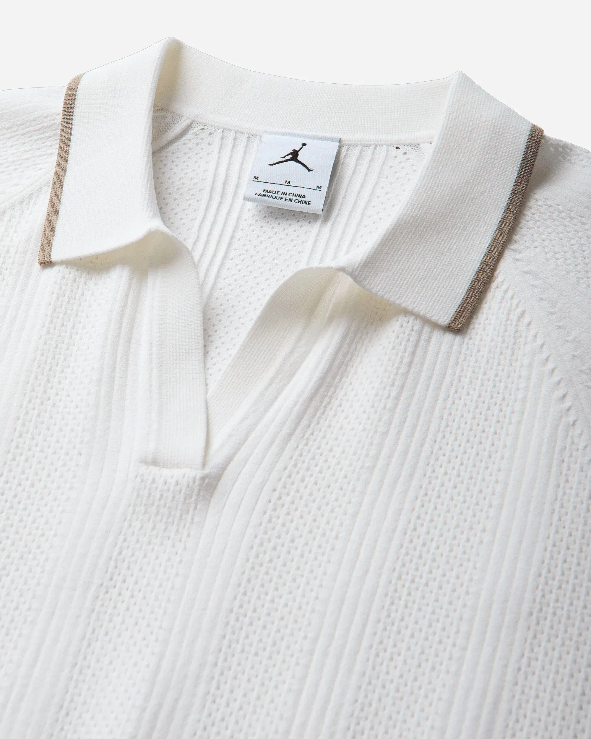 Air Jordan Women's Sport Golf Knit Polo Shirt Sail / Khaki