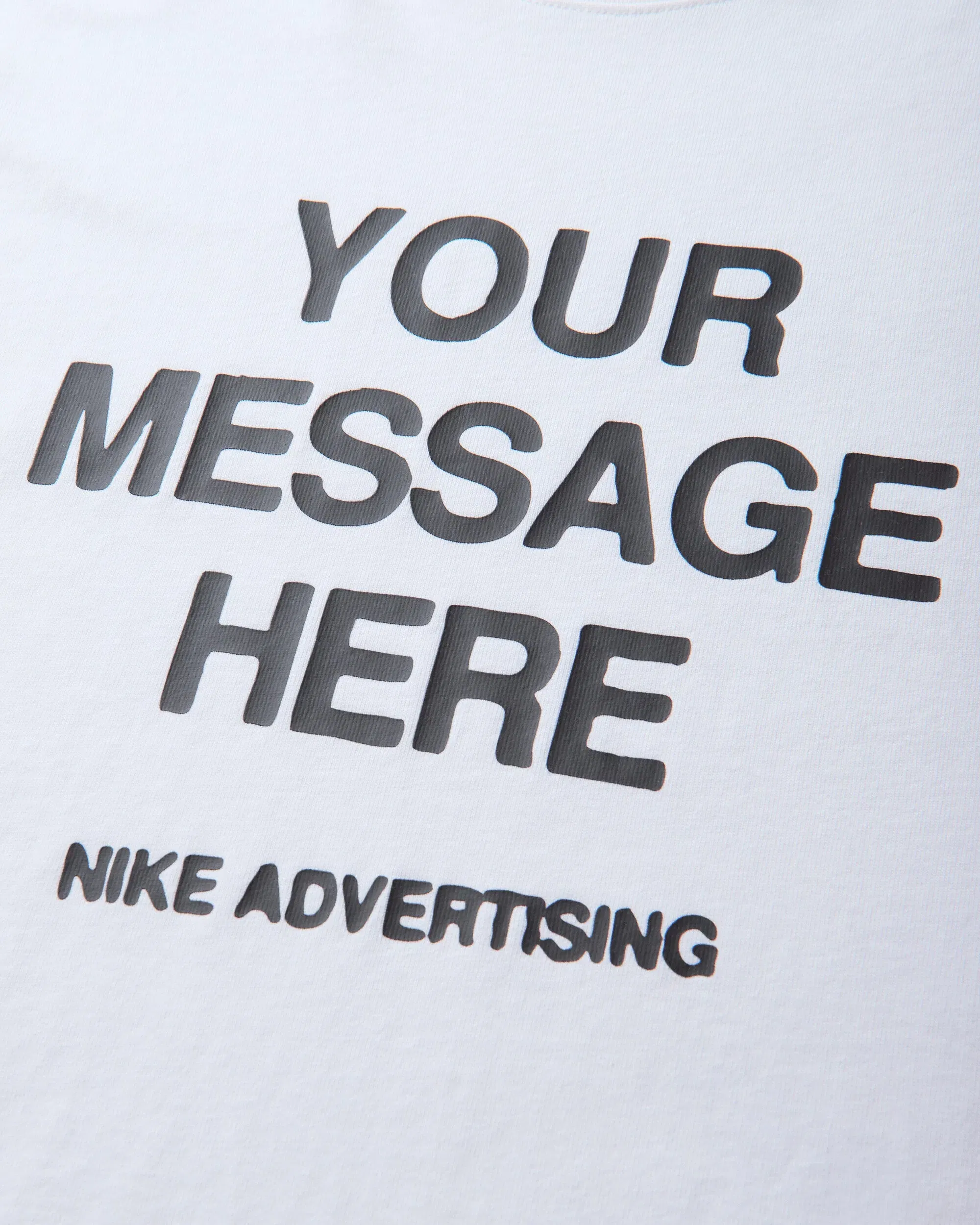 Nike Men's Your Message Here T-Shirt White