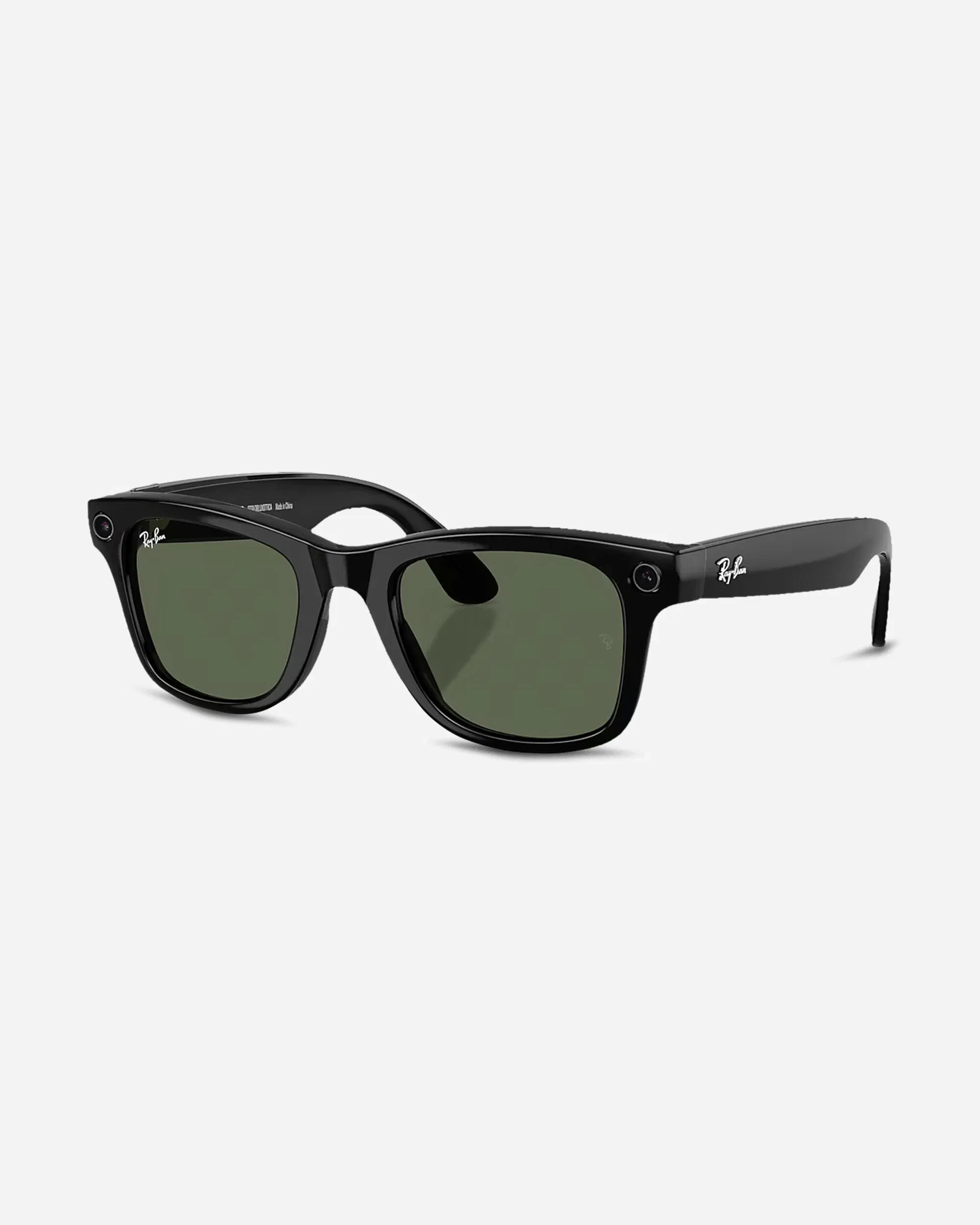 Ray-Ban Meta Wayfarer Gen 2 Sunglasses Shiny Black / G-15 Green