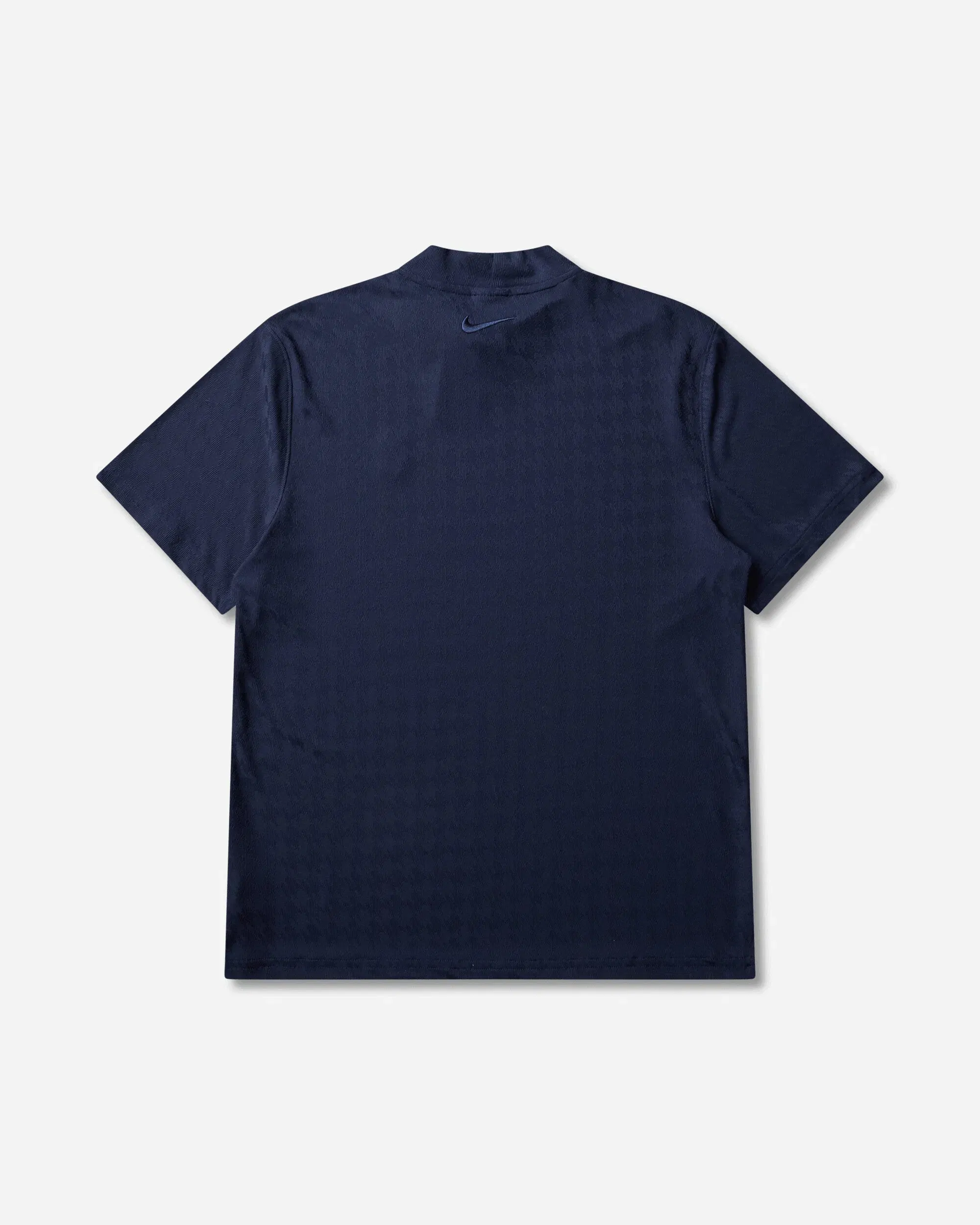 Nike Men's Club Rules Aero-FIT Mock-Neck T-Shirt Obsidian