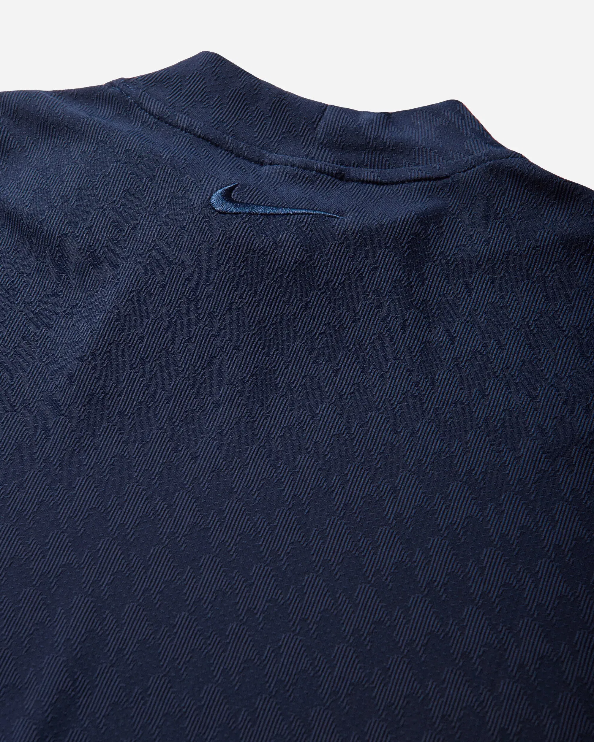 Nike Men's Club Rules Aero-FIT Mock-Neck T-Shirt Obsidian