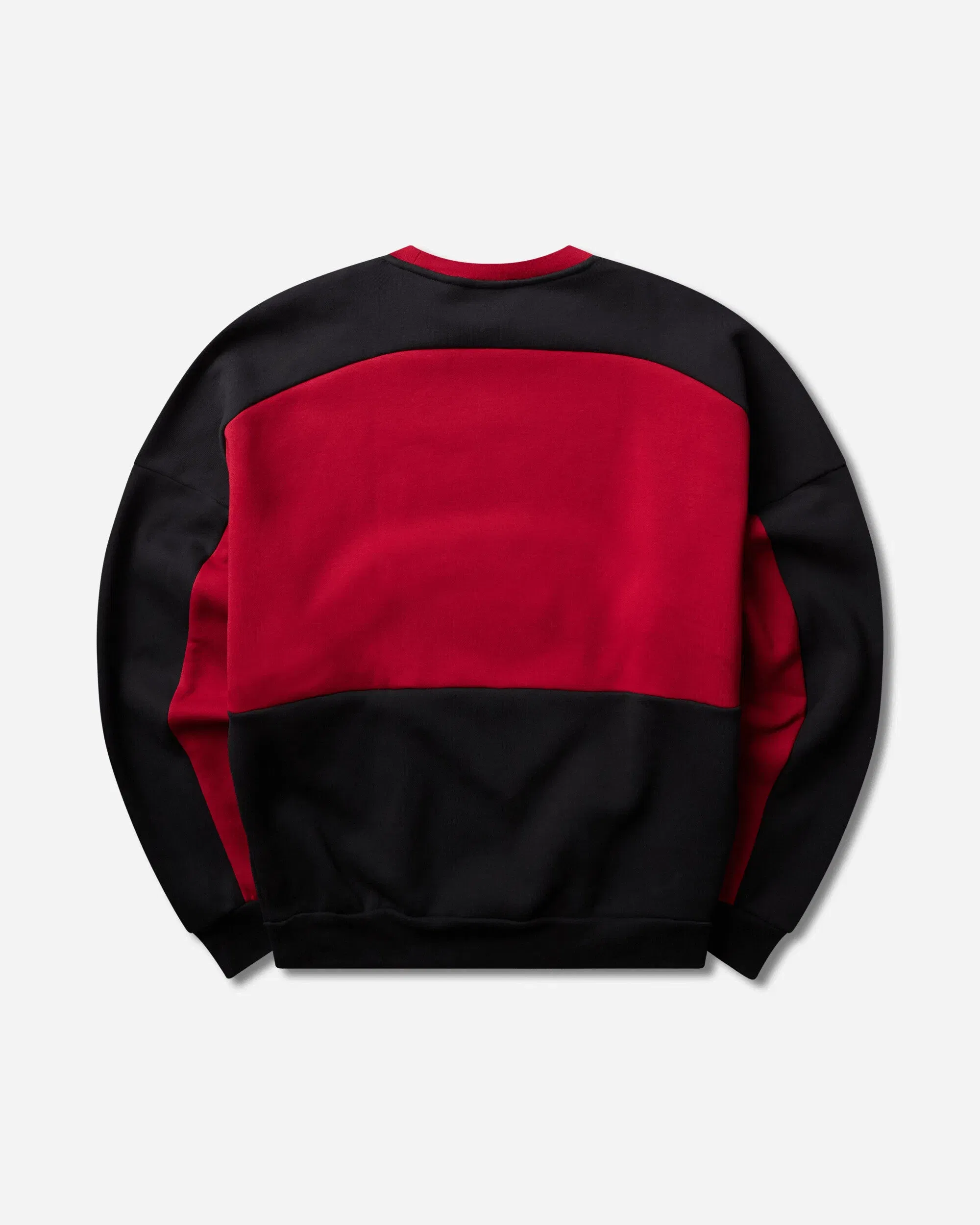 adidas Men's Munich 93 Crewneck Sweatshirt Black / Team Victory Red