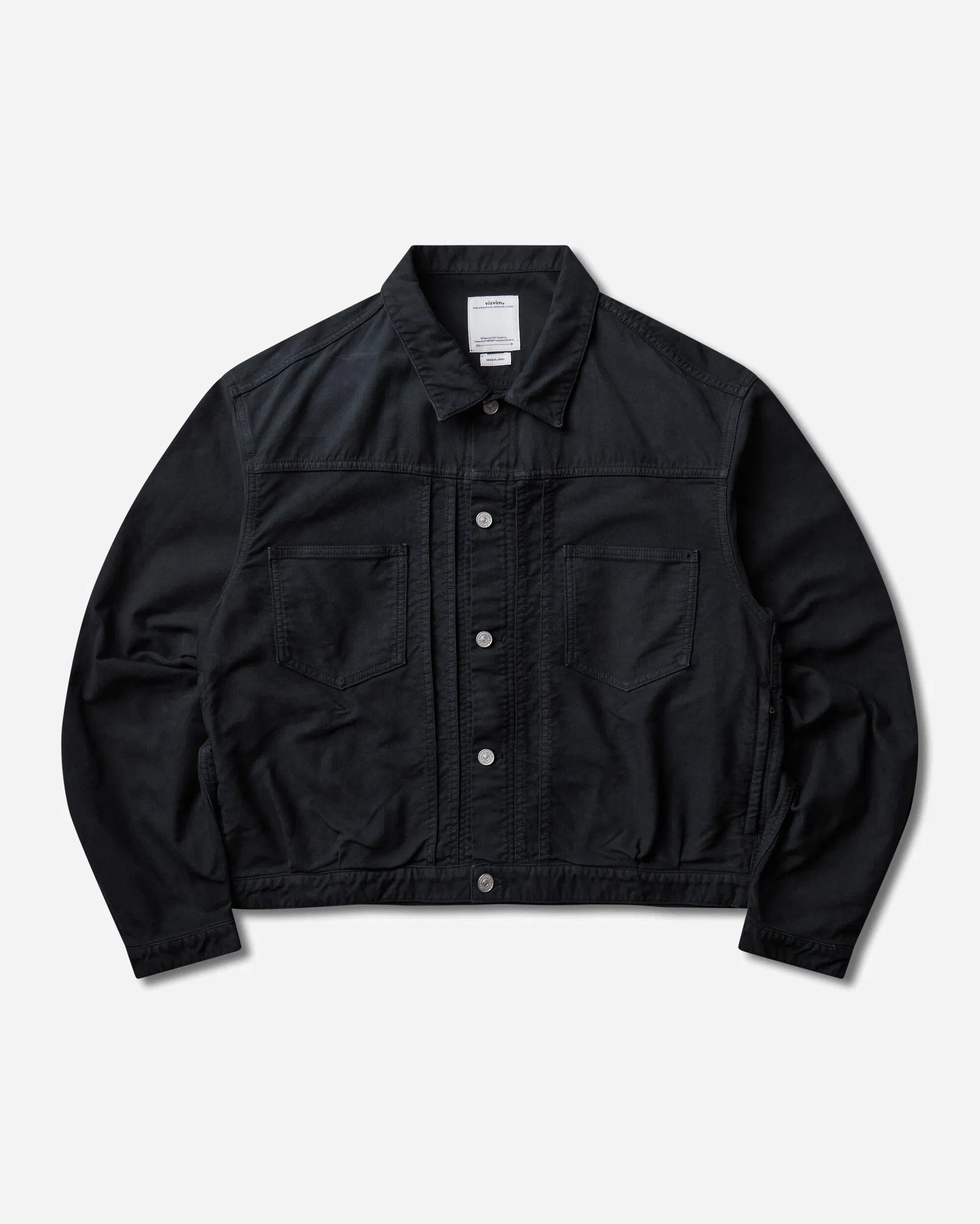visvim Men's Chore Jacket G.Cords Black