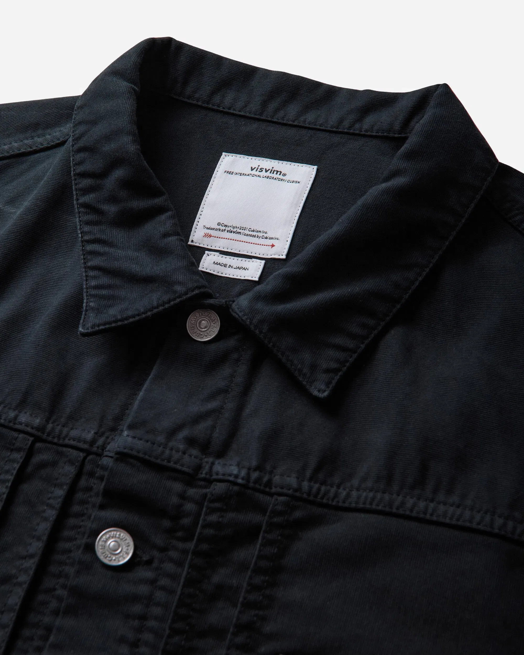 visvim Men's Chore Jacket G.Cords Black