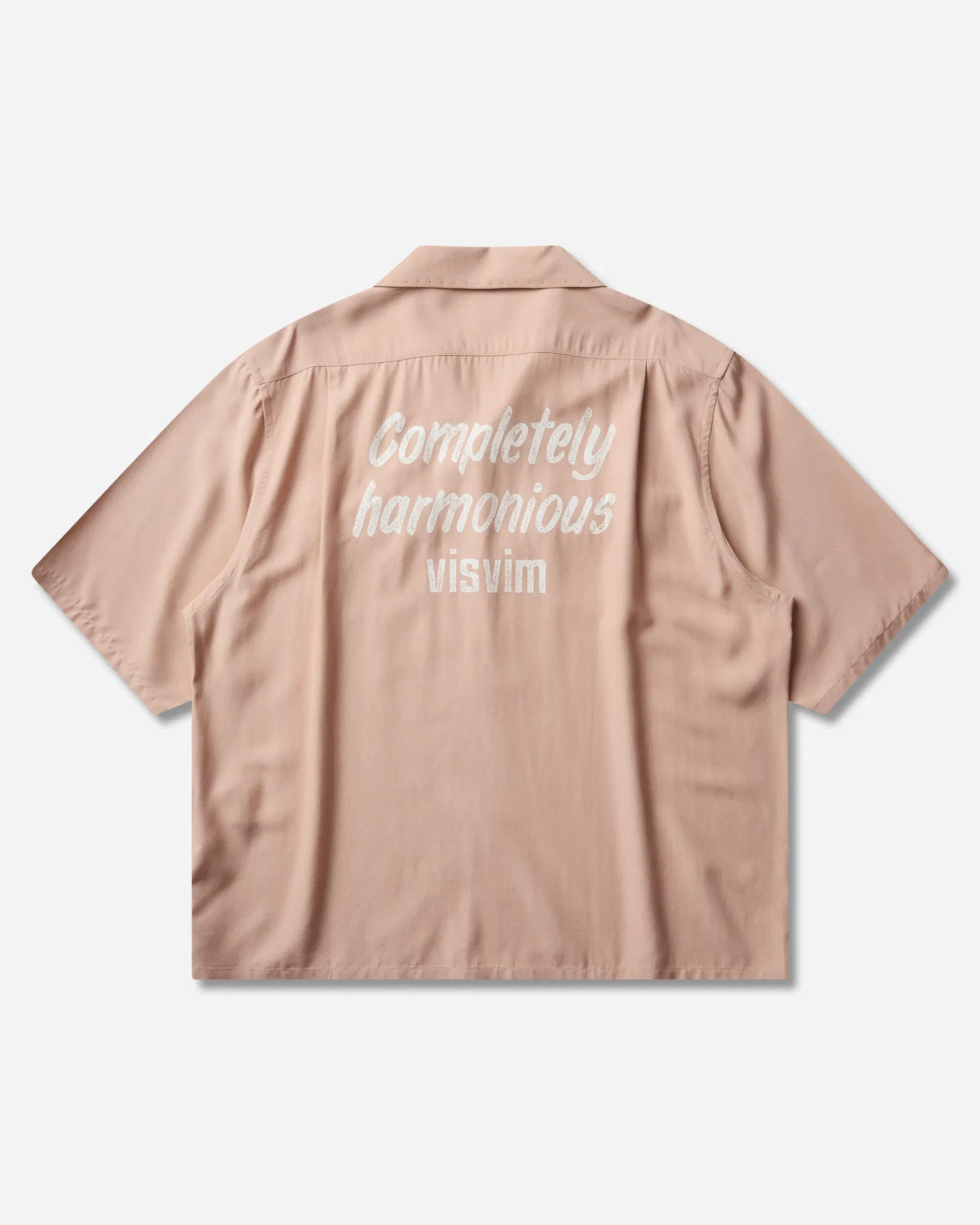 visvim Men's Keesey Shortsleeve Shirt Light Pink