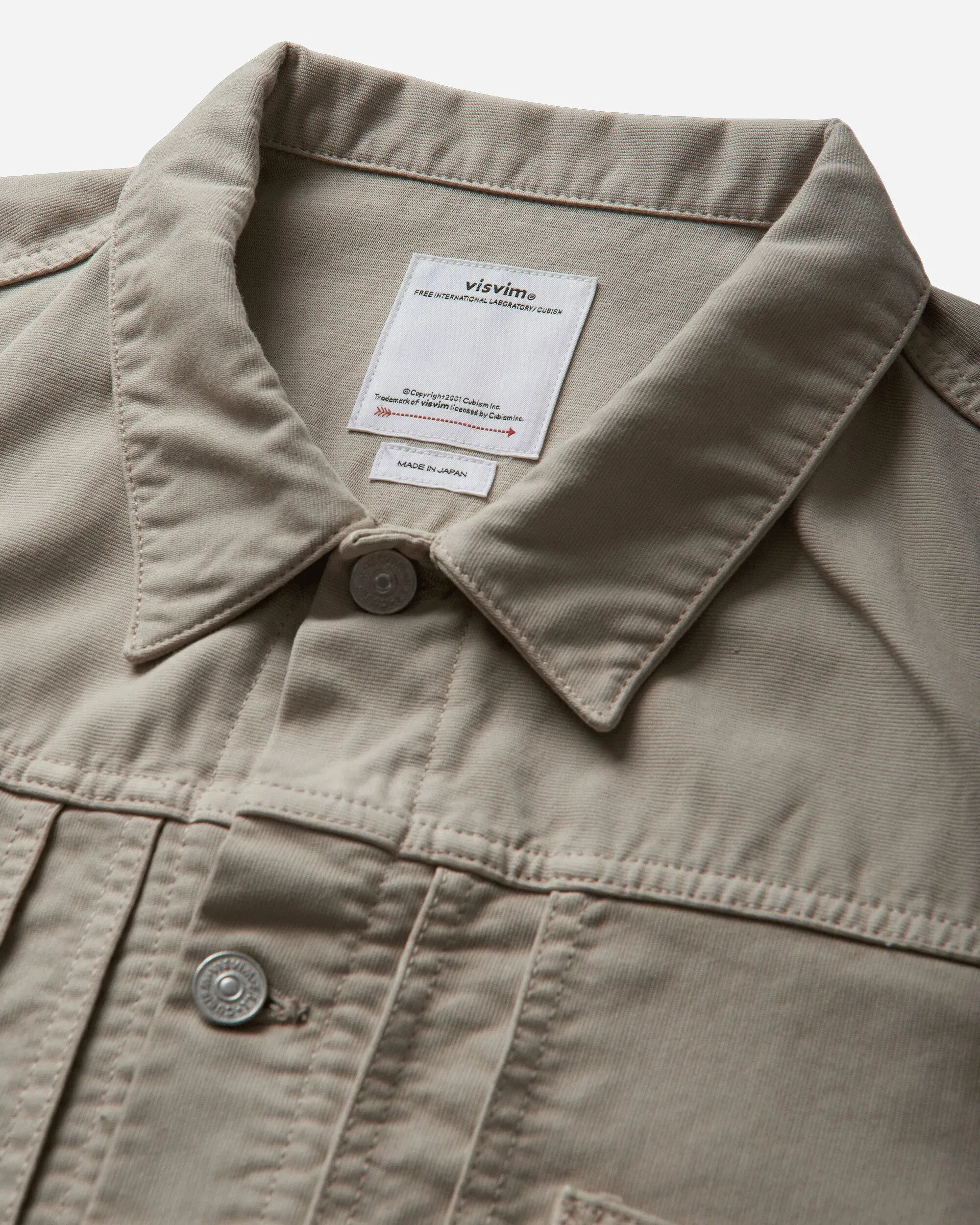 visvim Men's Chore Jacket G.Cords Ivory
