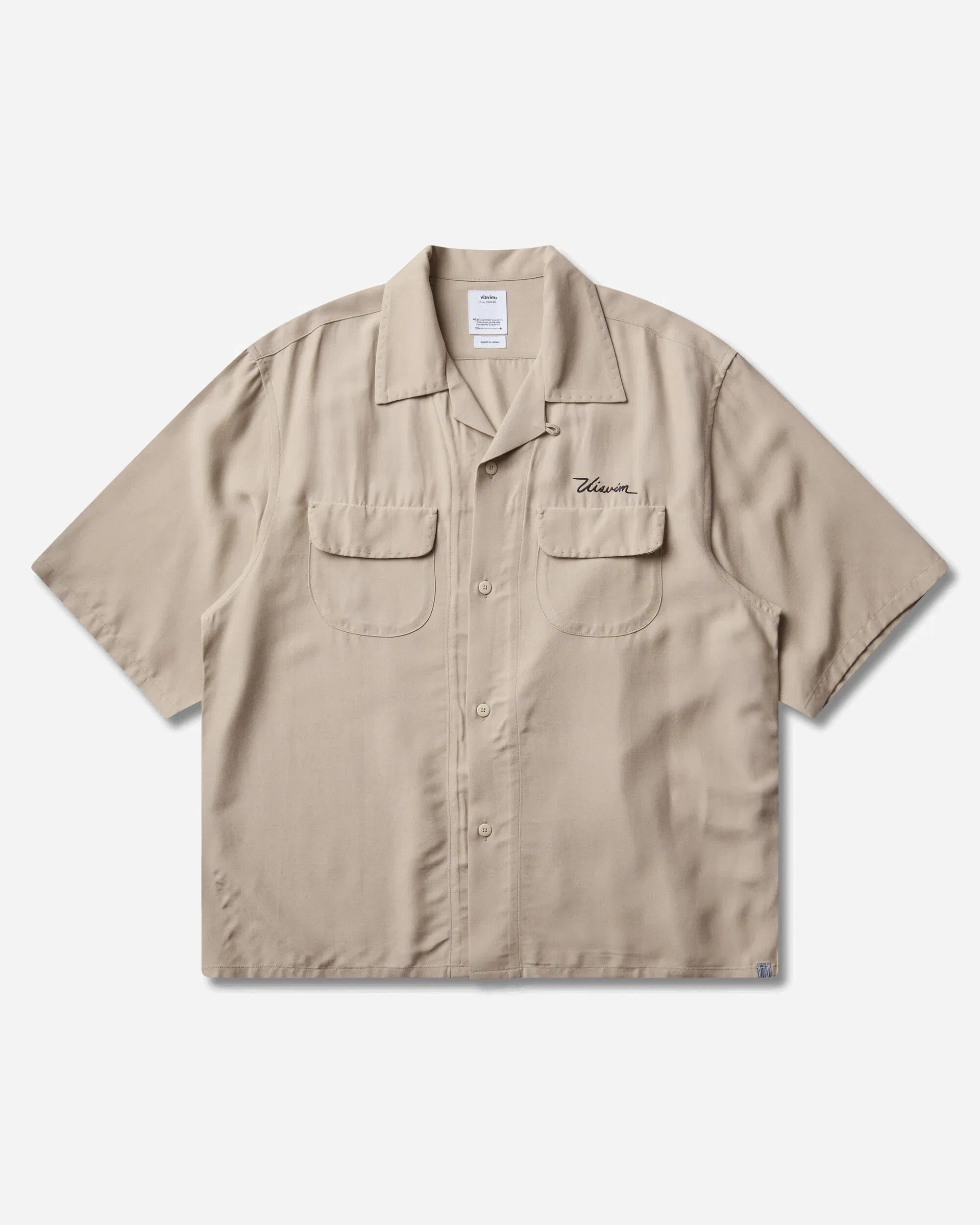 visvim Men's Keesey Shortsleeve Shirt Ivory