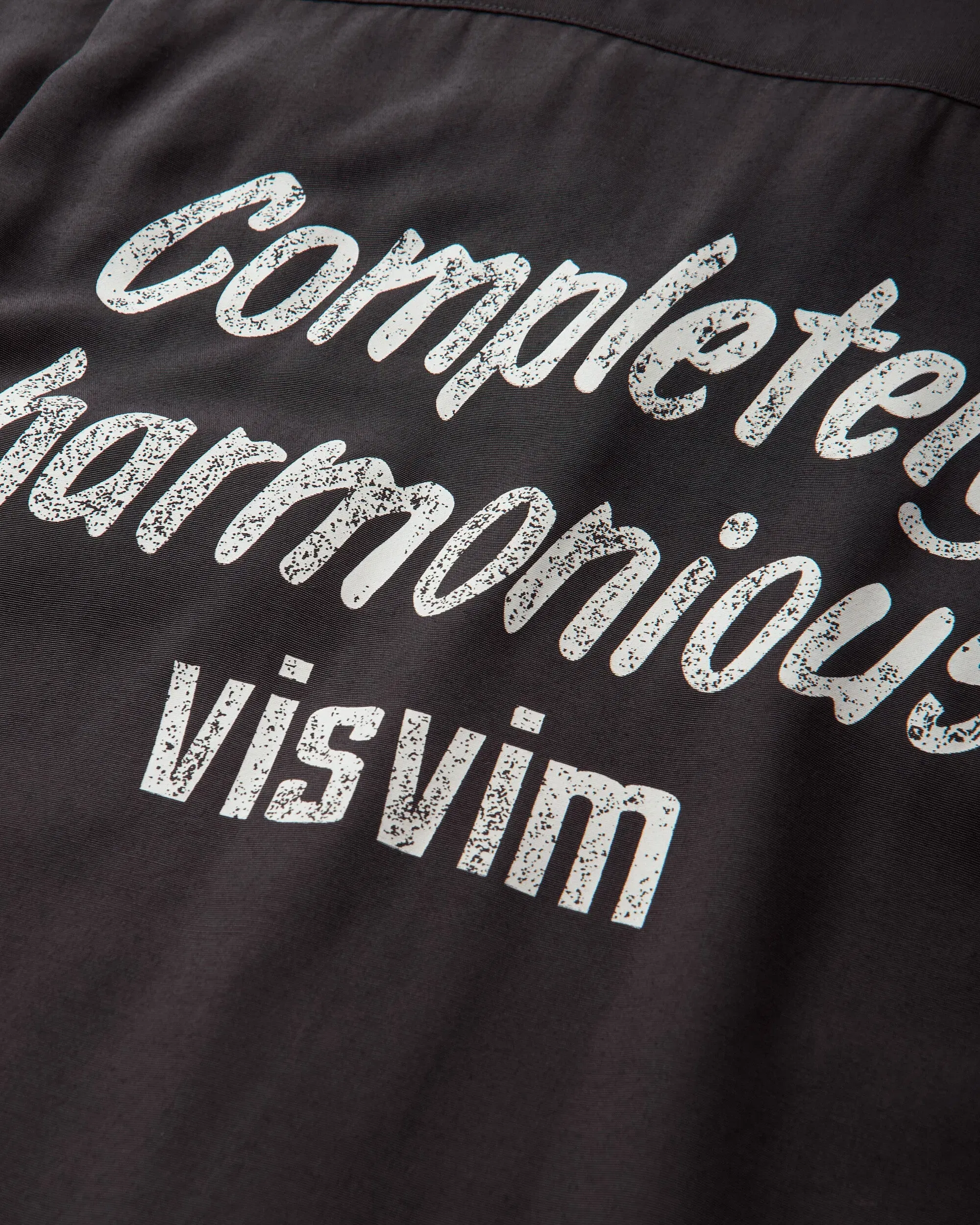 visvim Men's Keesey Shortsleeve Shirt Charcoal