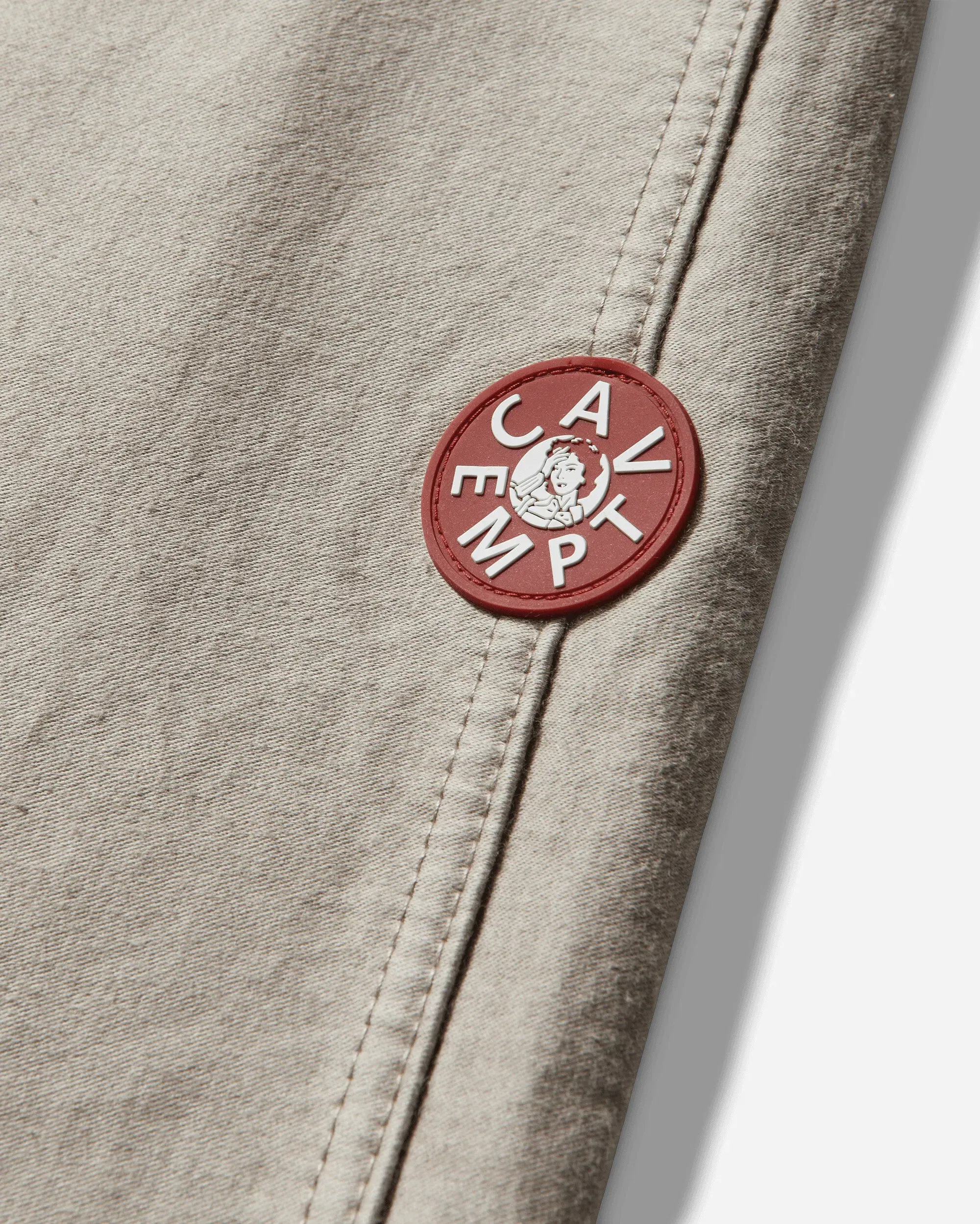 Cav Empt Men's Casual Zip Short Jacket Beige