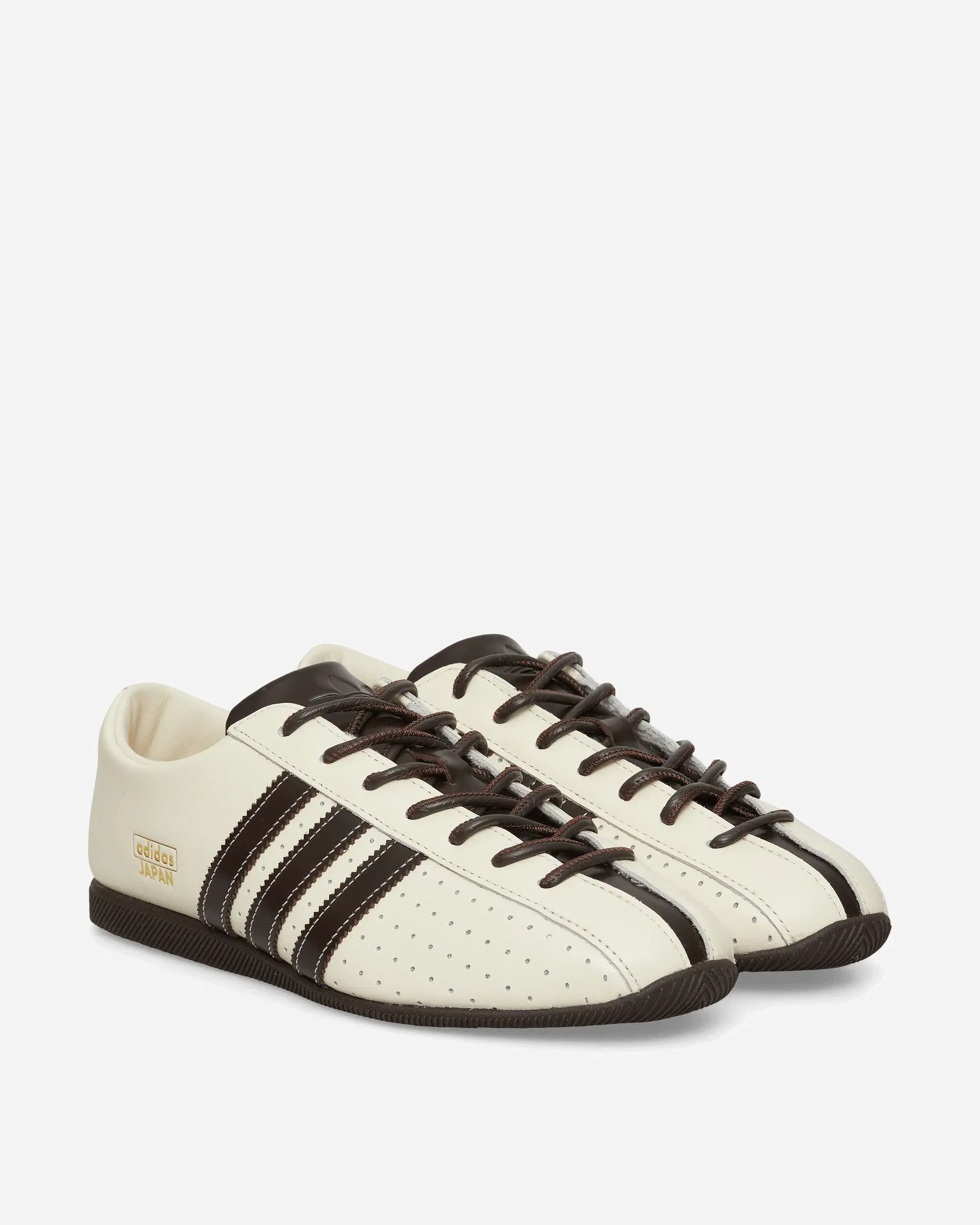 adidas Women's Japan Lux Sneakers Cream White / Aurora Coffee