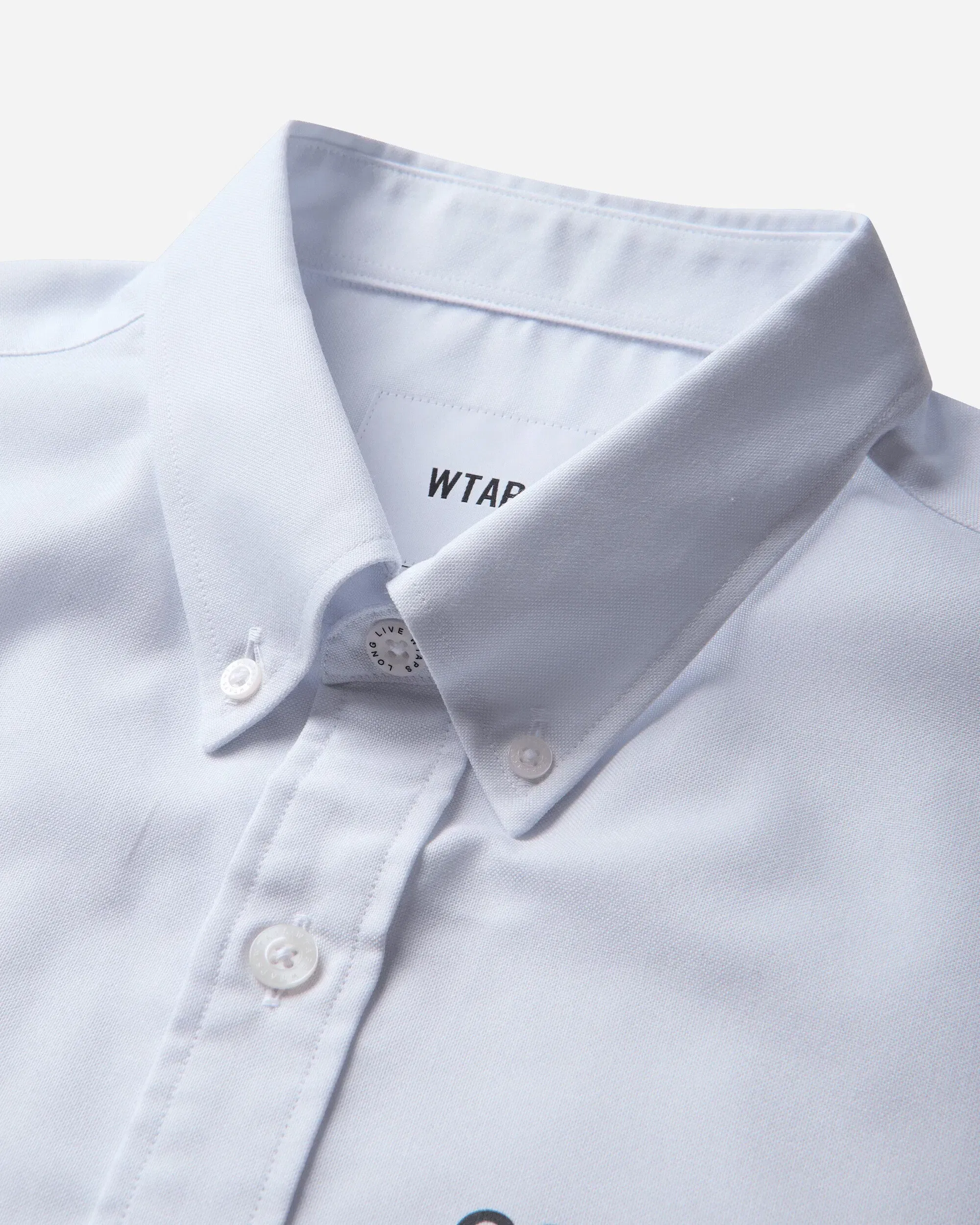 WTAPS Men's BD Shortsleeve Shirt White