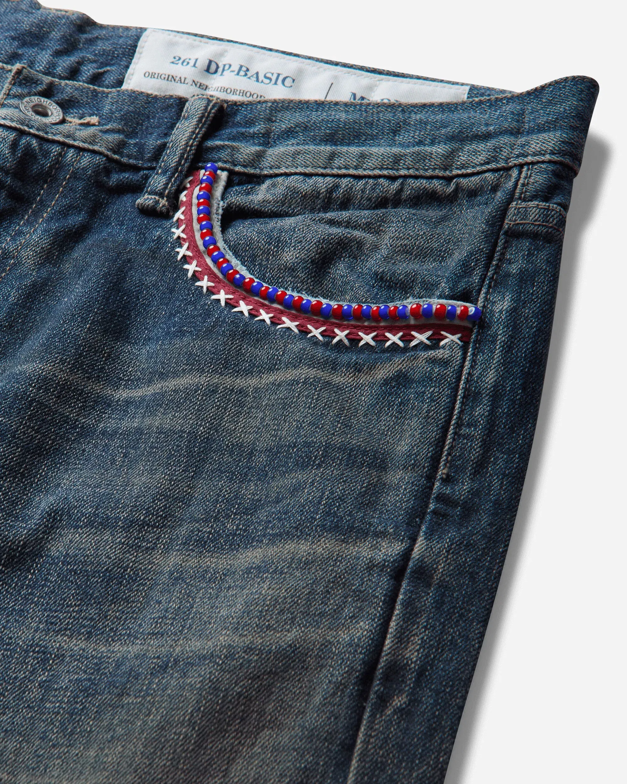 Neighborhood Men's Savage Denim DP Basic Pants Indigo