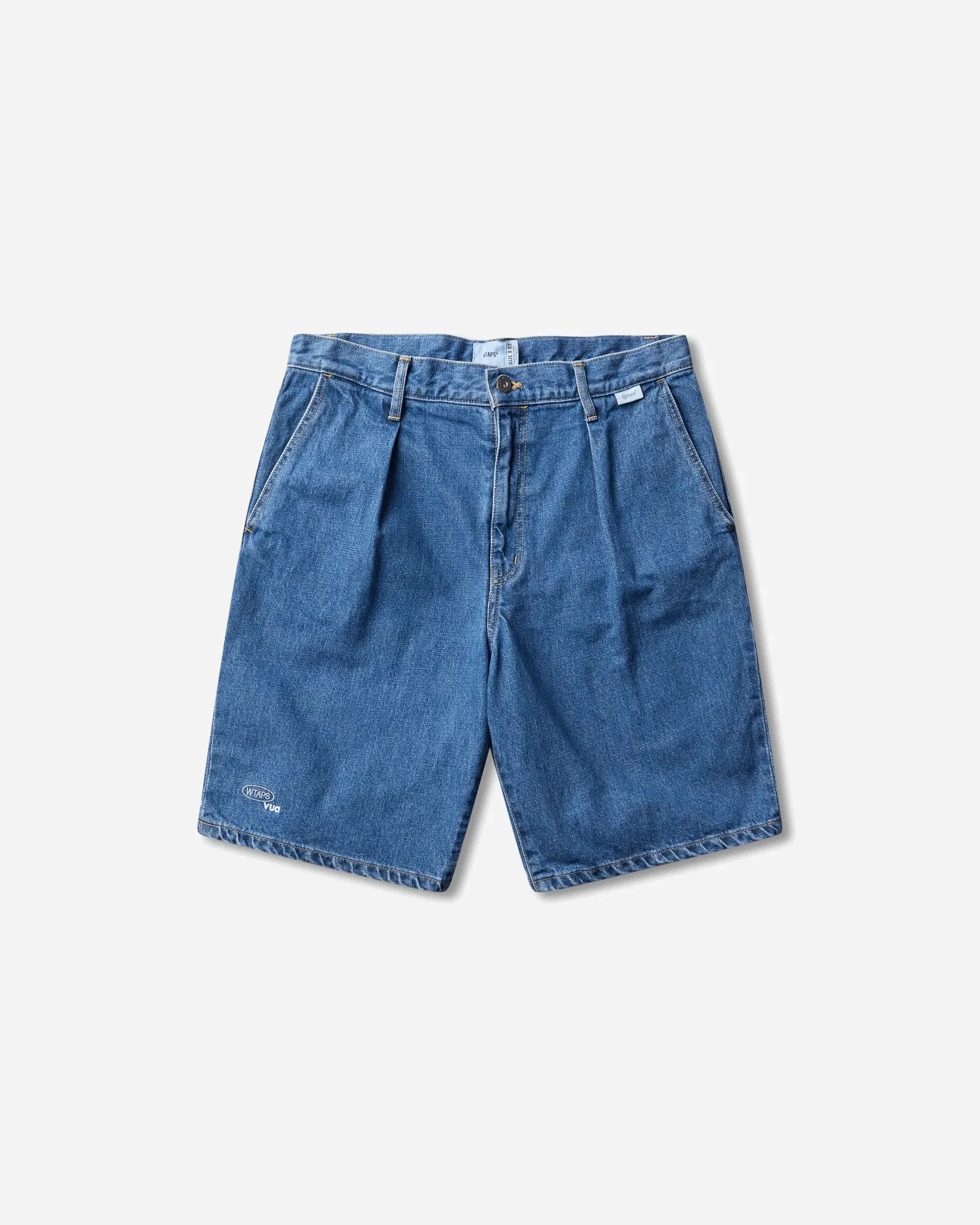 WTAPS Men's Blues Straight Shorts Indigo