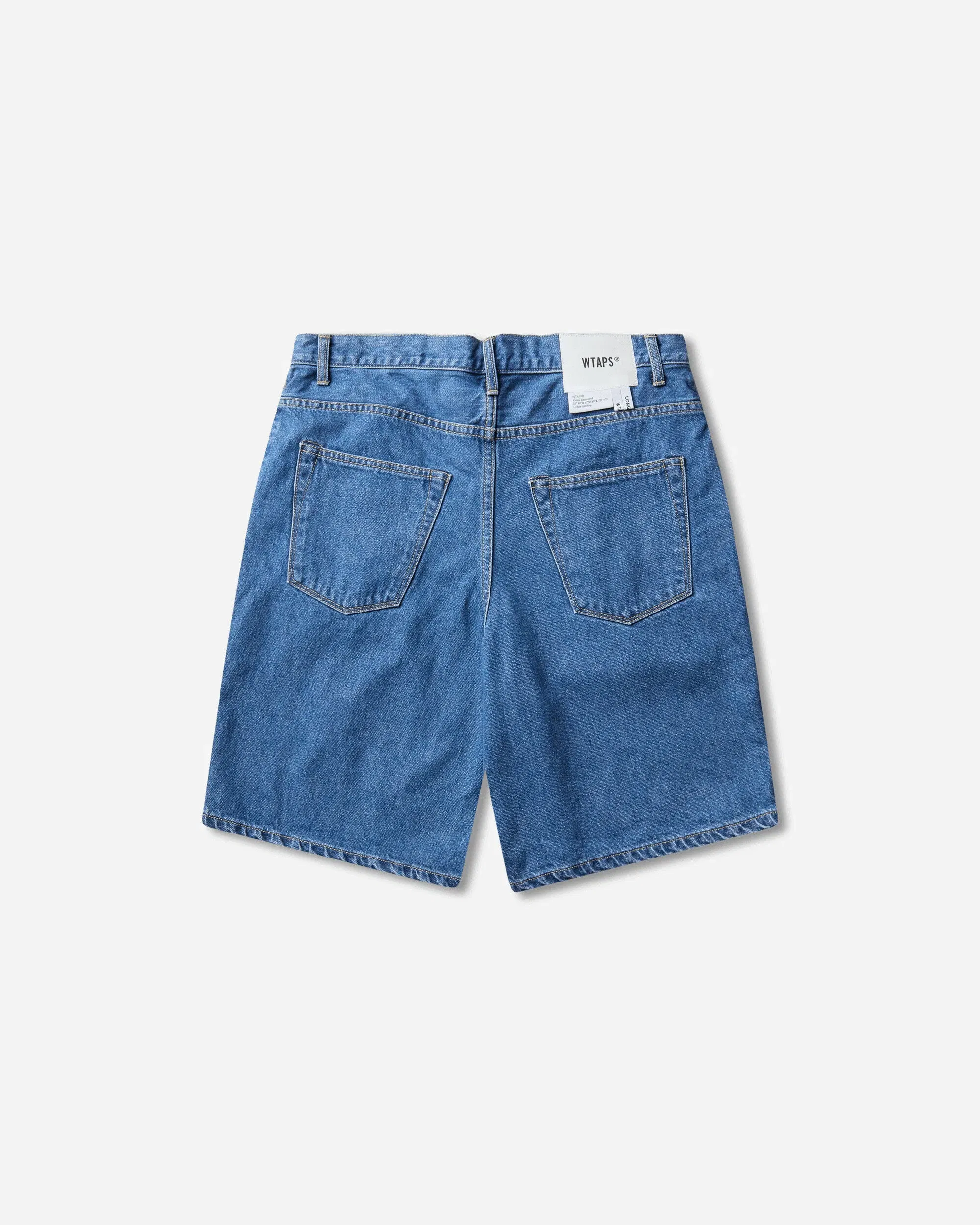 WTAPS Men's Blues Straight Shorts Indigo