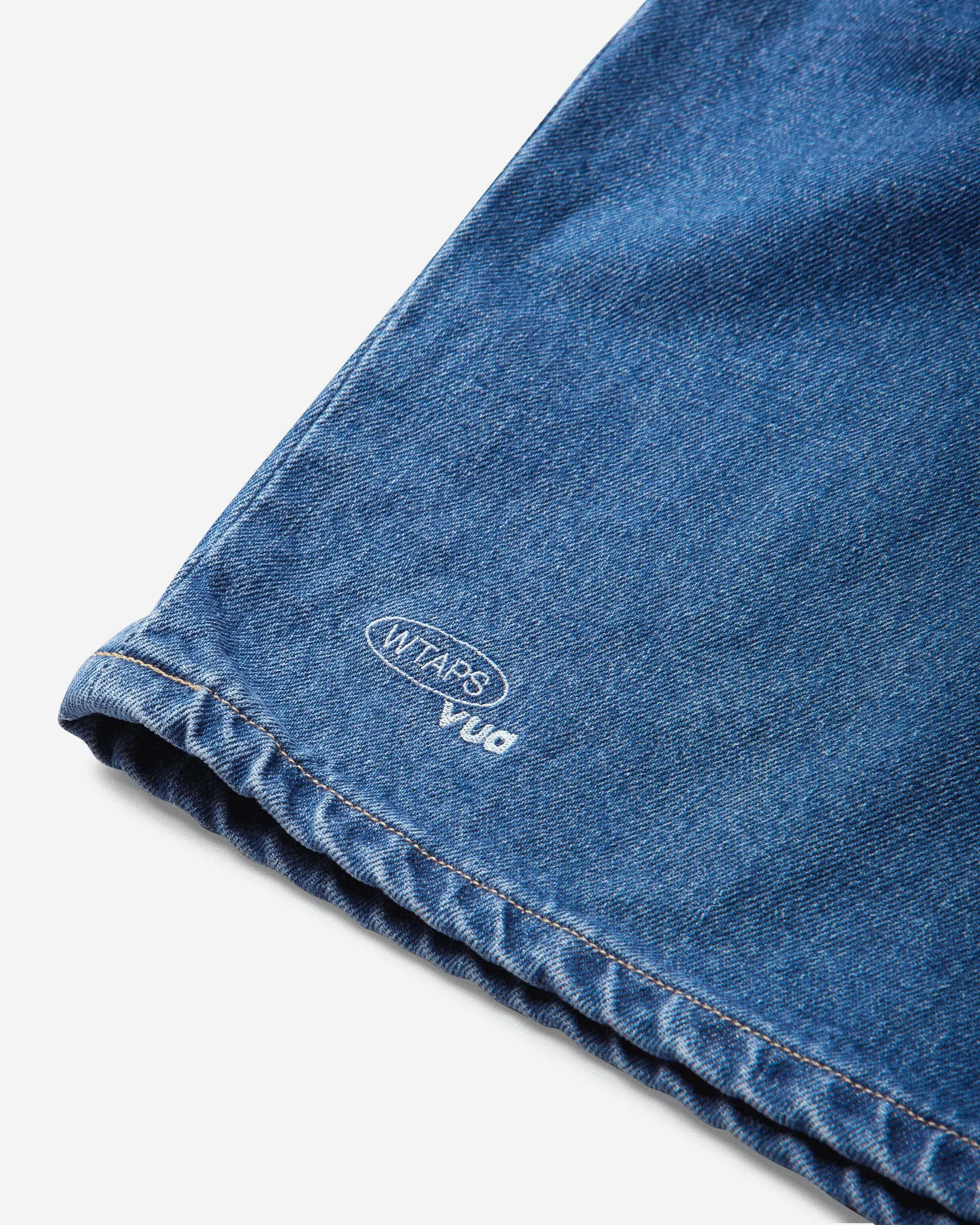 WTAPS Men's Blues Straight Shorts Indigo